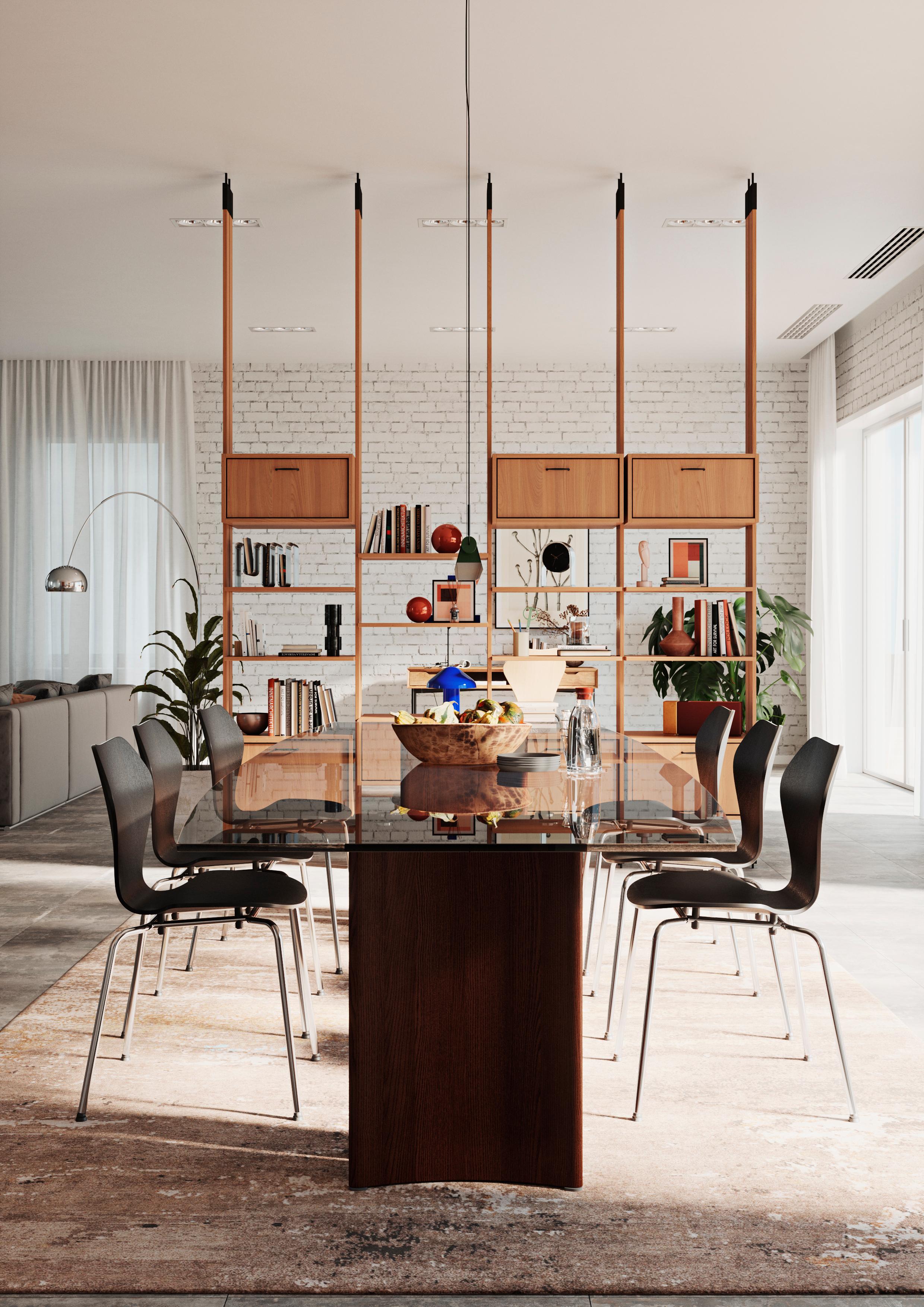 KA237 Contract Natural Oak Wood And Powder-Coated Steel Dining Chair by VZOR In New Condition For Sale In Geneve, CH
