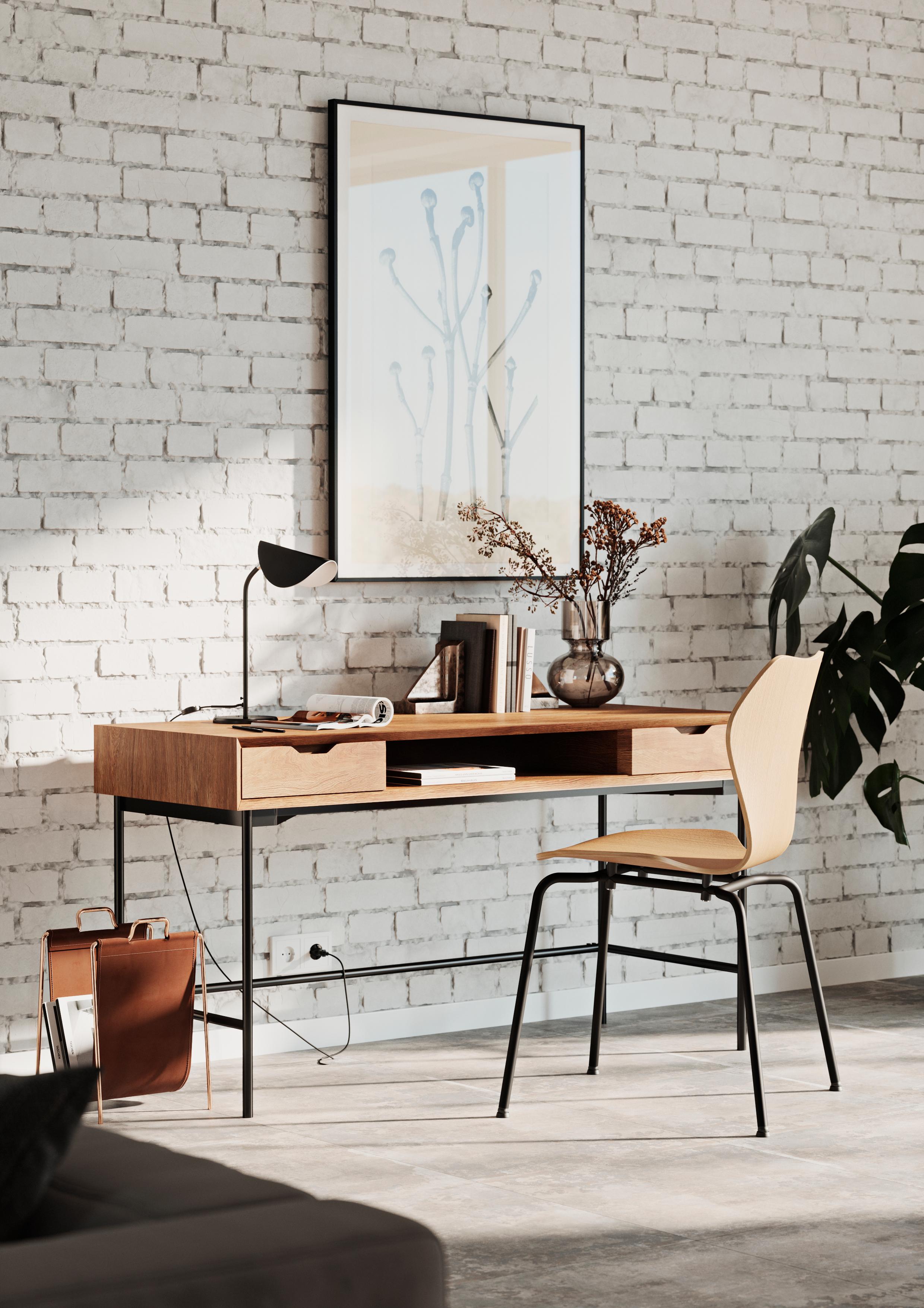 KA237 Natural Beech Wood Seat And Powder-Coated Steel Dining Chair by VZOR For Sale 1