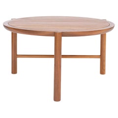 Minimalist Round Coffee Table in Mexican Hardwood