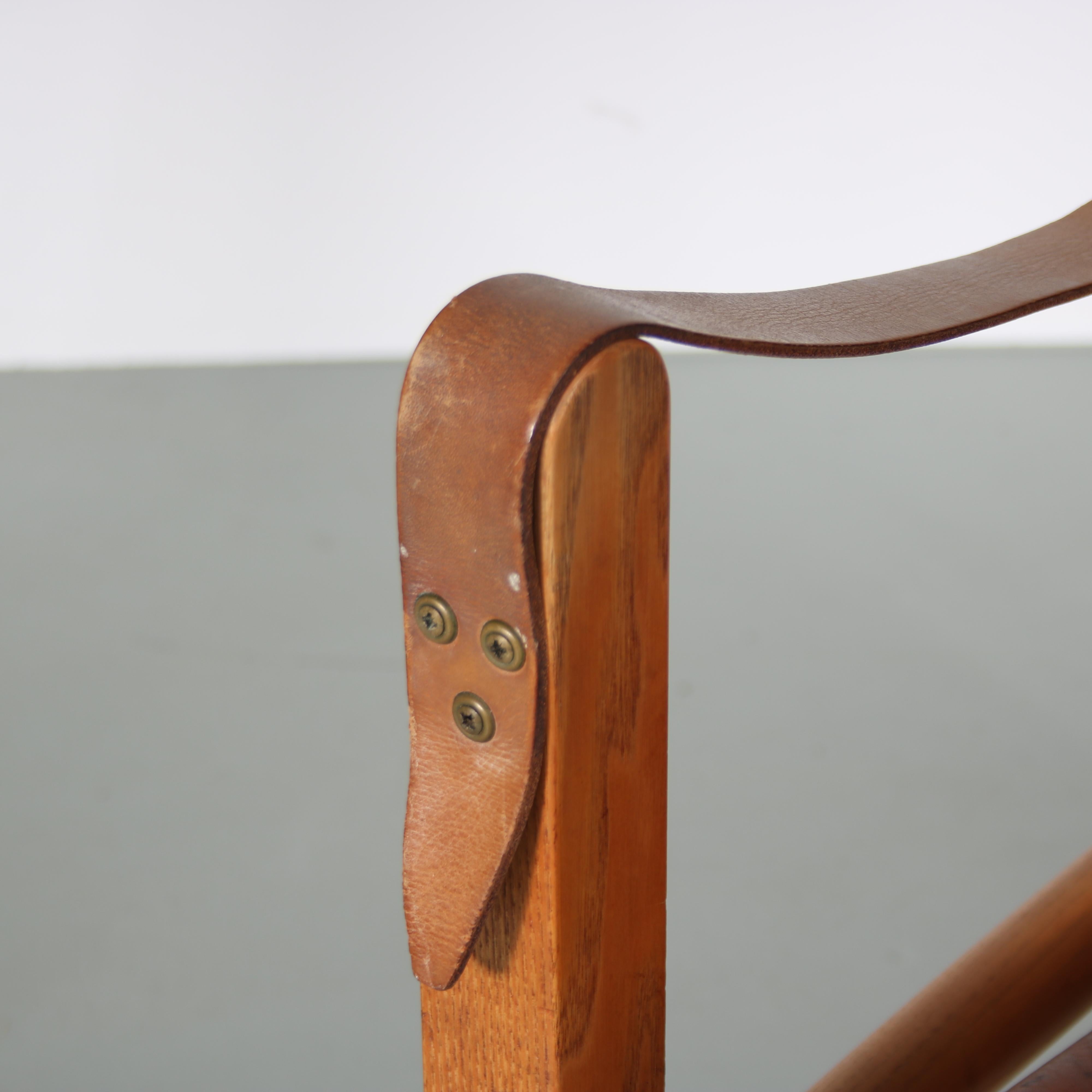 Kaare Klinkt Safari Chair for Rud Rasmussen, Denmark, 1950 For Sale 3