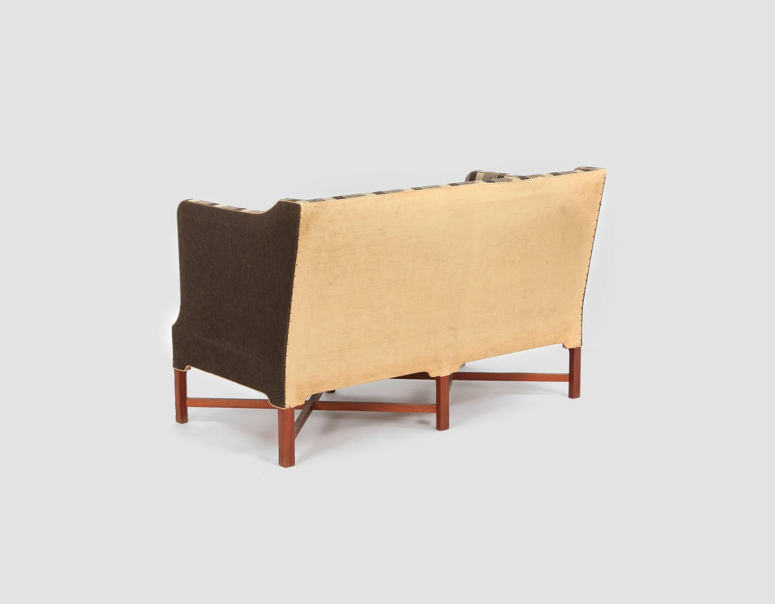 Mid-Century Modern Kaare Klint 4118 Box Sofa, Rud Rasmussen, Denmark (complimentary re-upholstery)