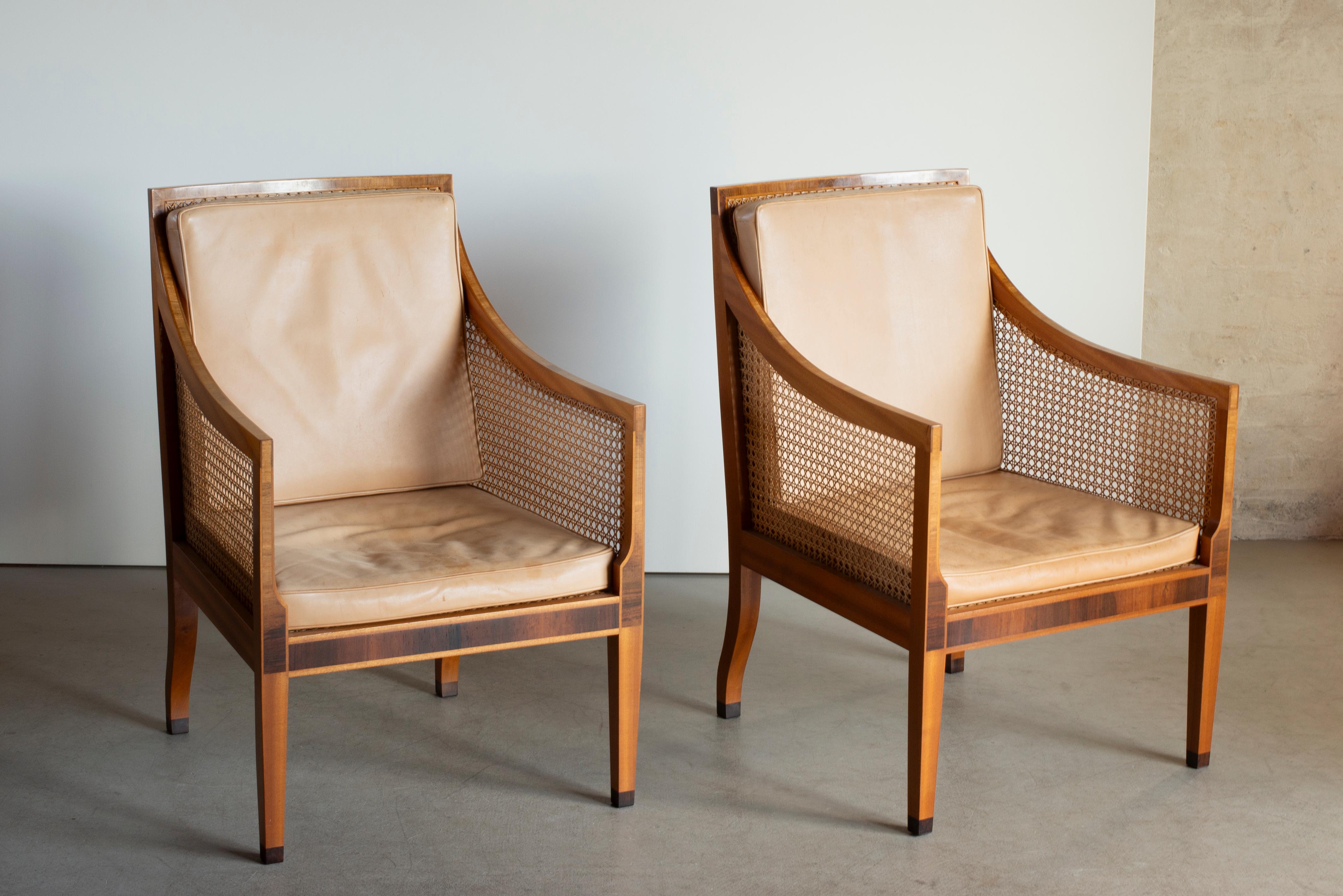 Danish Kaare Klint  A Pair of Bergeres for Rud, Rasmussen