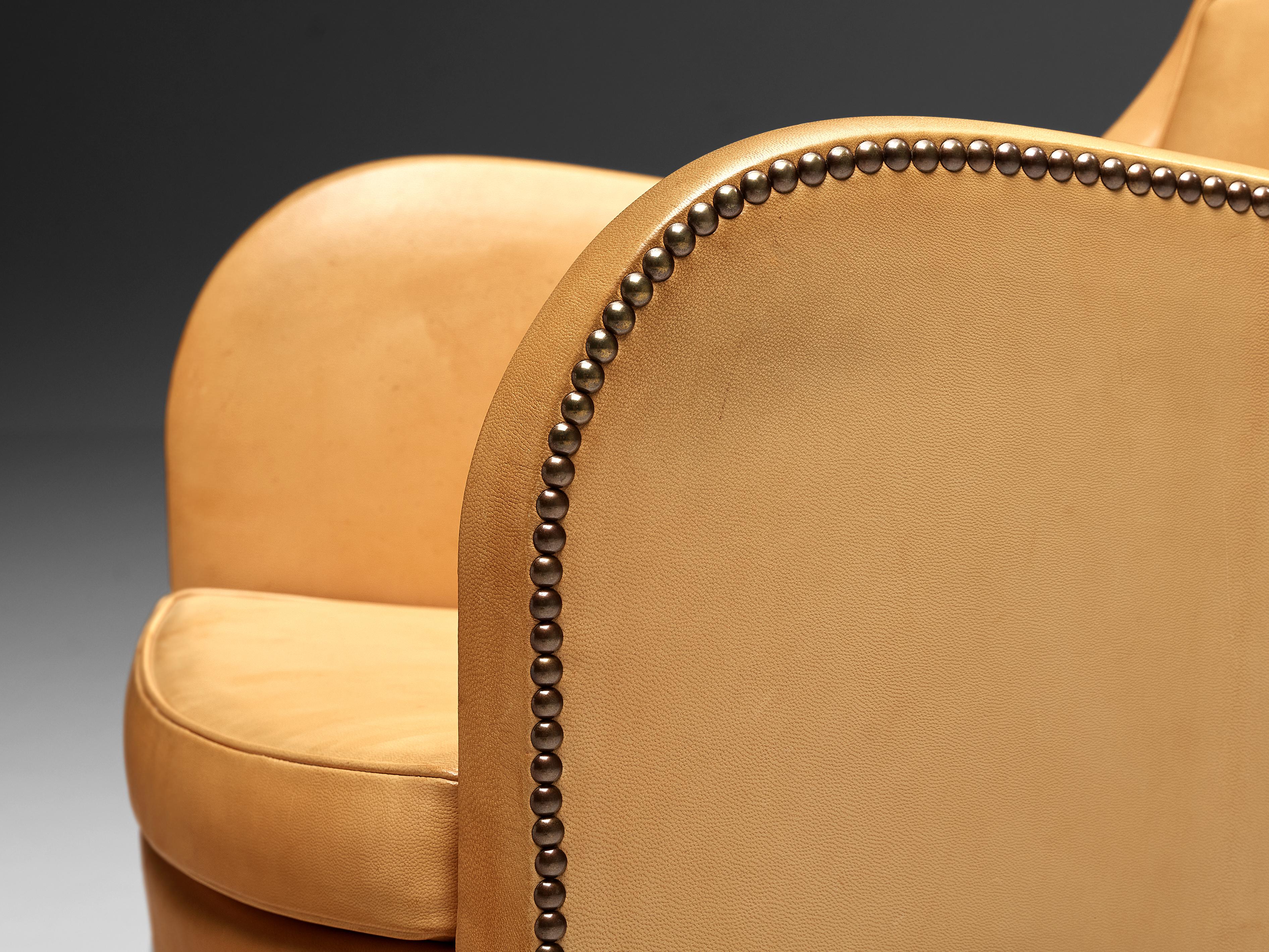 Kaare Klint and Edvard Kindt-Larsen Lounge Chair in Niger Leather and Mahogany 1