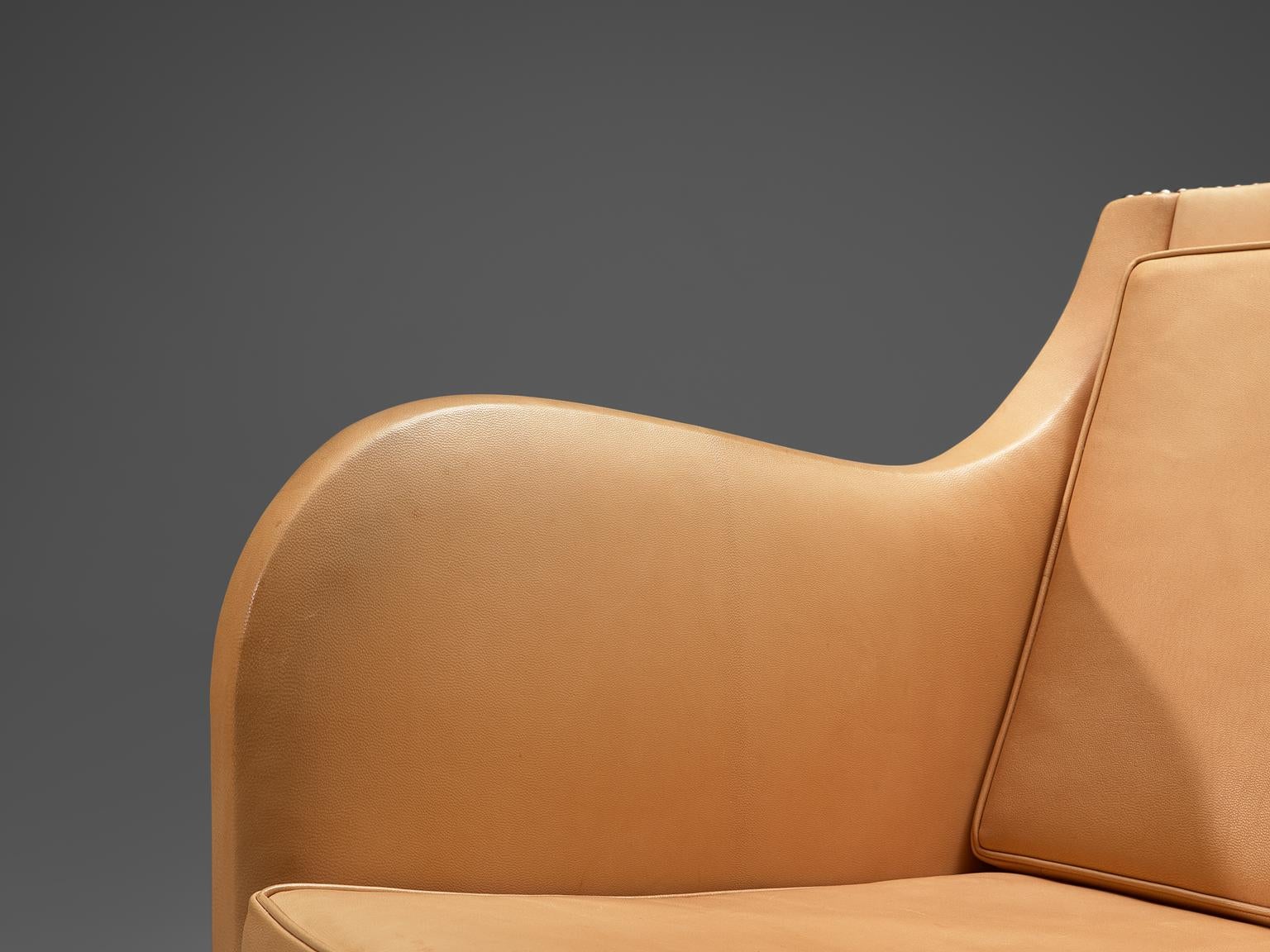 Kaare Klint and Edvard Kindt-Larsen 'Mix' Lounge Chair in Niger Leather 2