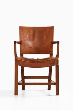 Kaare Klint Armchair Model No 3758A / ‘The Red Chair’ Produced by Rud. Rasmussen