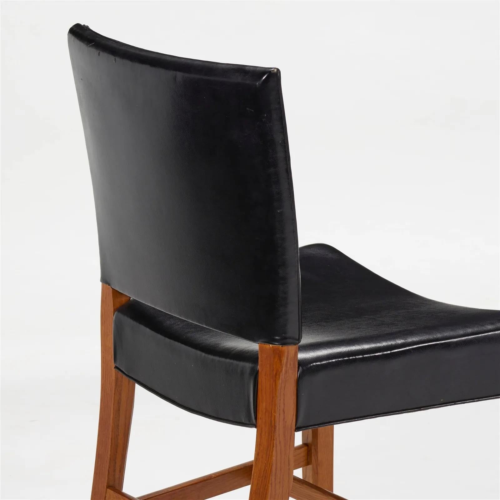 Kaare Klint, Barcelona-Stühle Modell 3758, Vierer-Set (Eichenholz) im Angebot