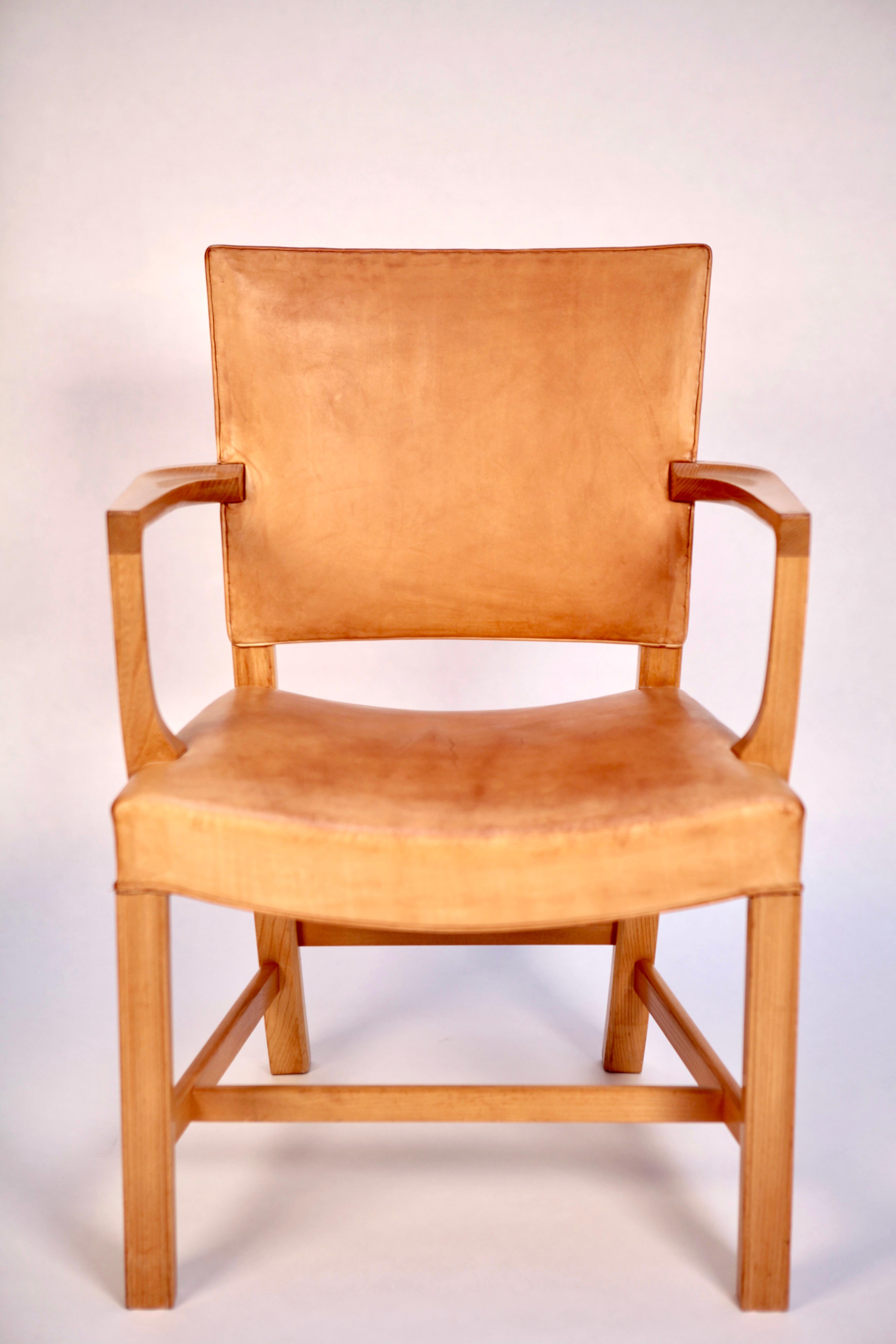Scandinavian Modern Kaare Klint, 'Barcelona' Dining Chair, Model 3758