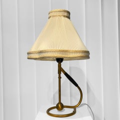 Kaare Klint BV1 Wand- und Tischleuchte aus Messing, Bergboms, Schweden, 1950er Jahre