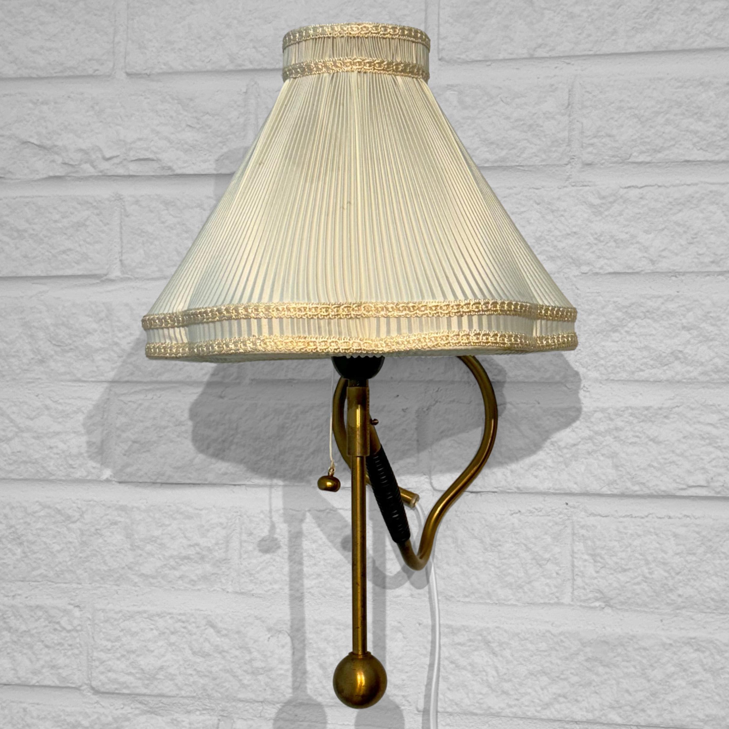 Applique et lampe de table BV1 en laiton, Bergboms, Suède, années 1950 en vente 2