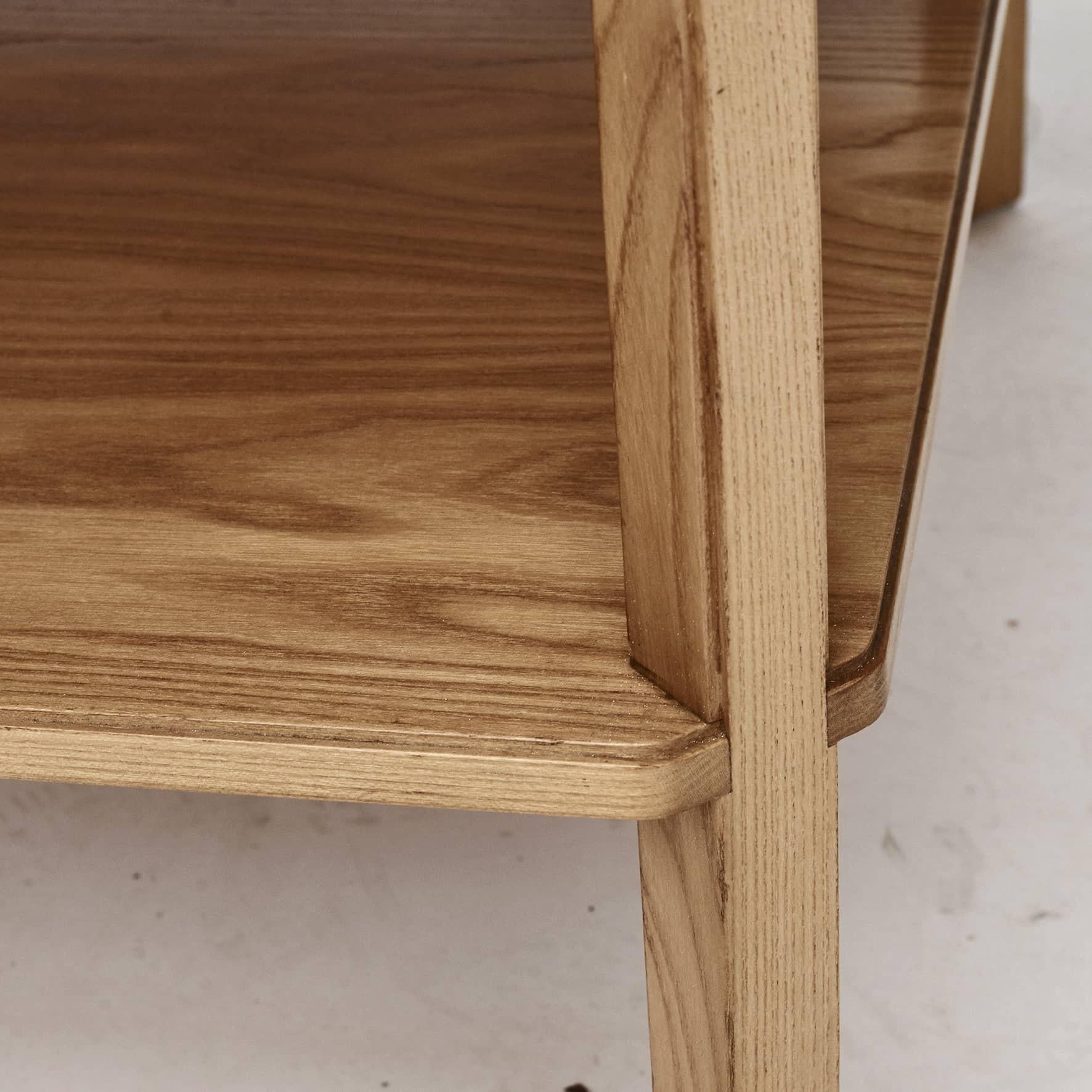 Scandinavian Modern Kaare Klint Coffee Table, Elm Wood Model 6687