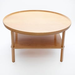 Mesa baja Kaare Klint de madera de fresno para Rud, Rasmussen, Modelo 6687