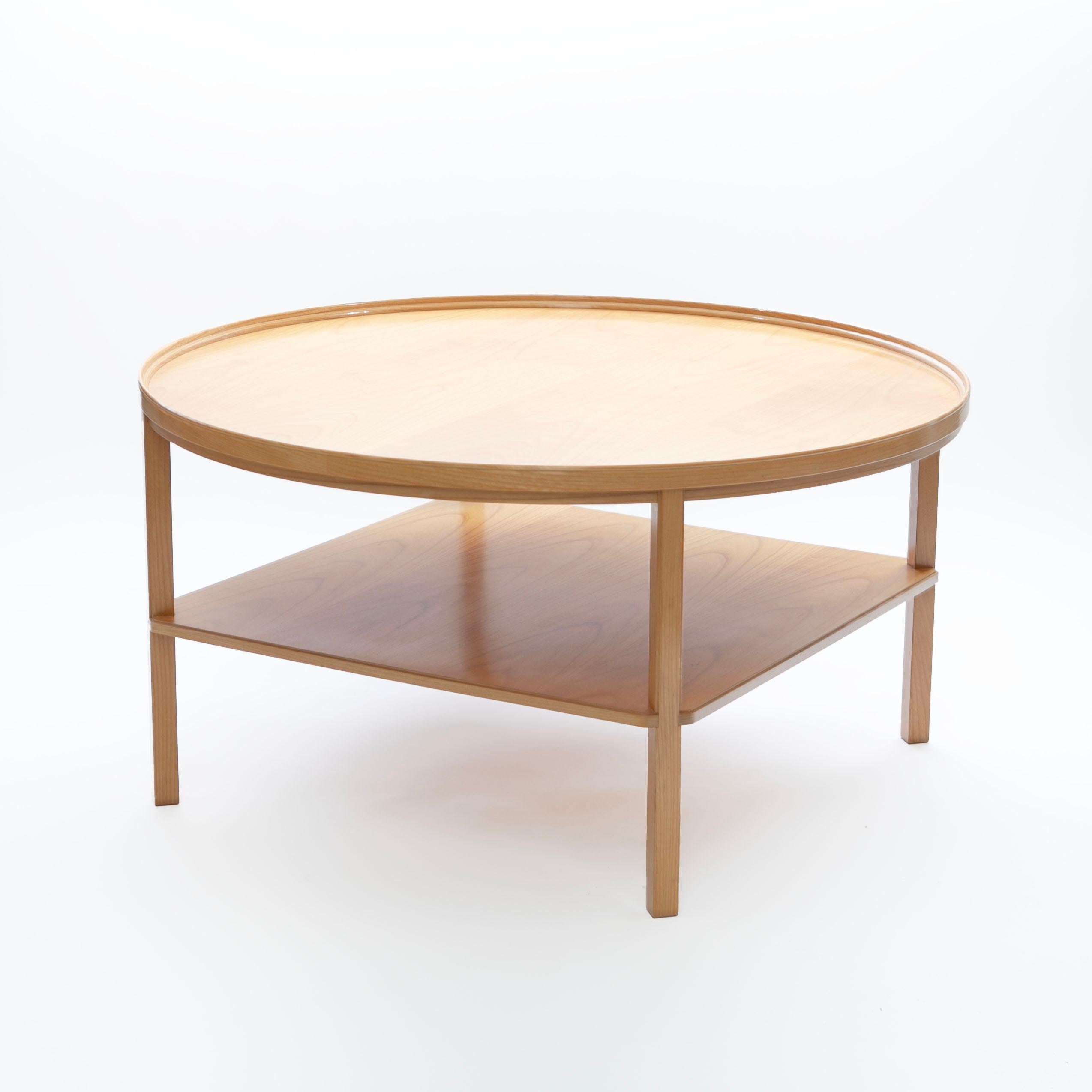 Mesa baja Kaare Klint de madera de fresno para Rud, Rasmussen, Modelo 6687 Ceniza en venta