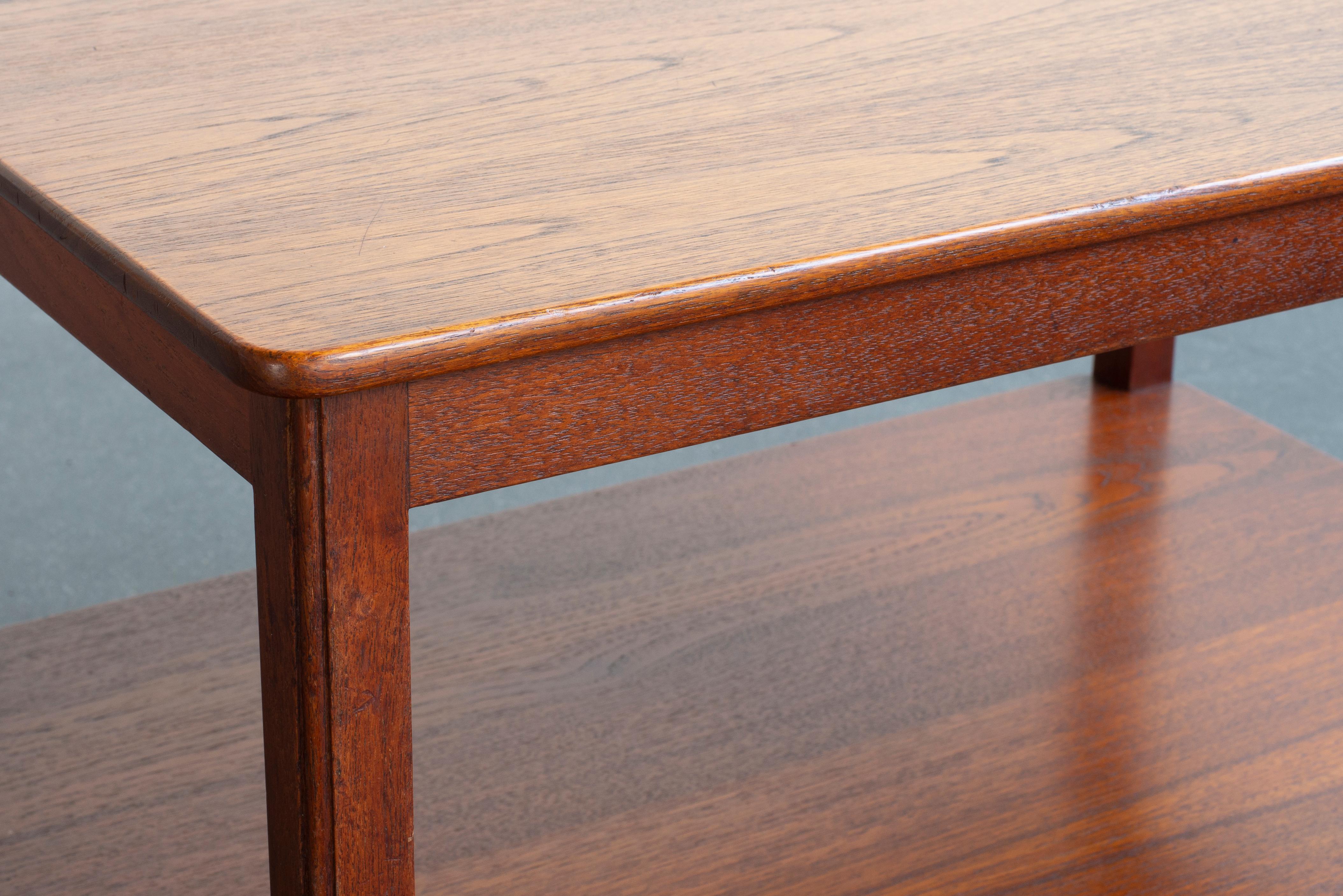 Danish Kaare Klint Coffee Table in Teak for Rud. Rasmussen