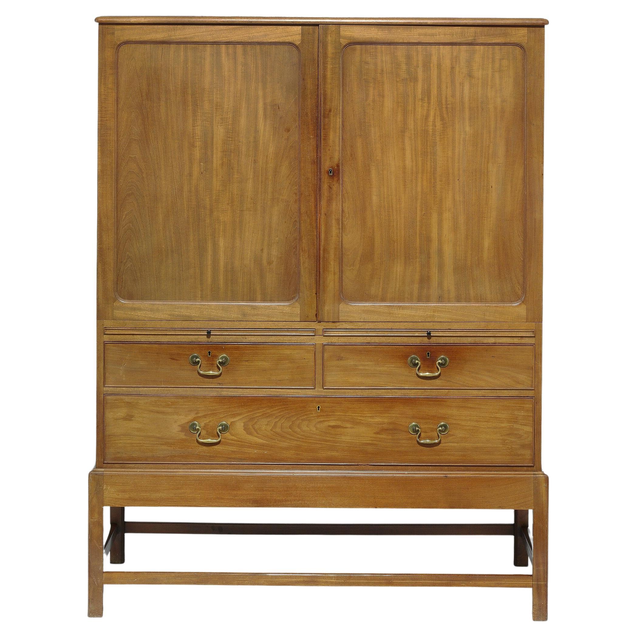 Kaare Klint Cuban Mahogany Cabinet Made Early 1930s