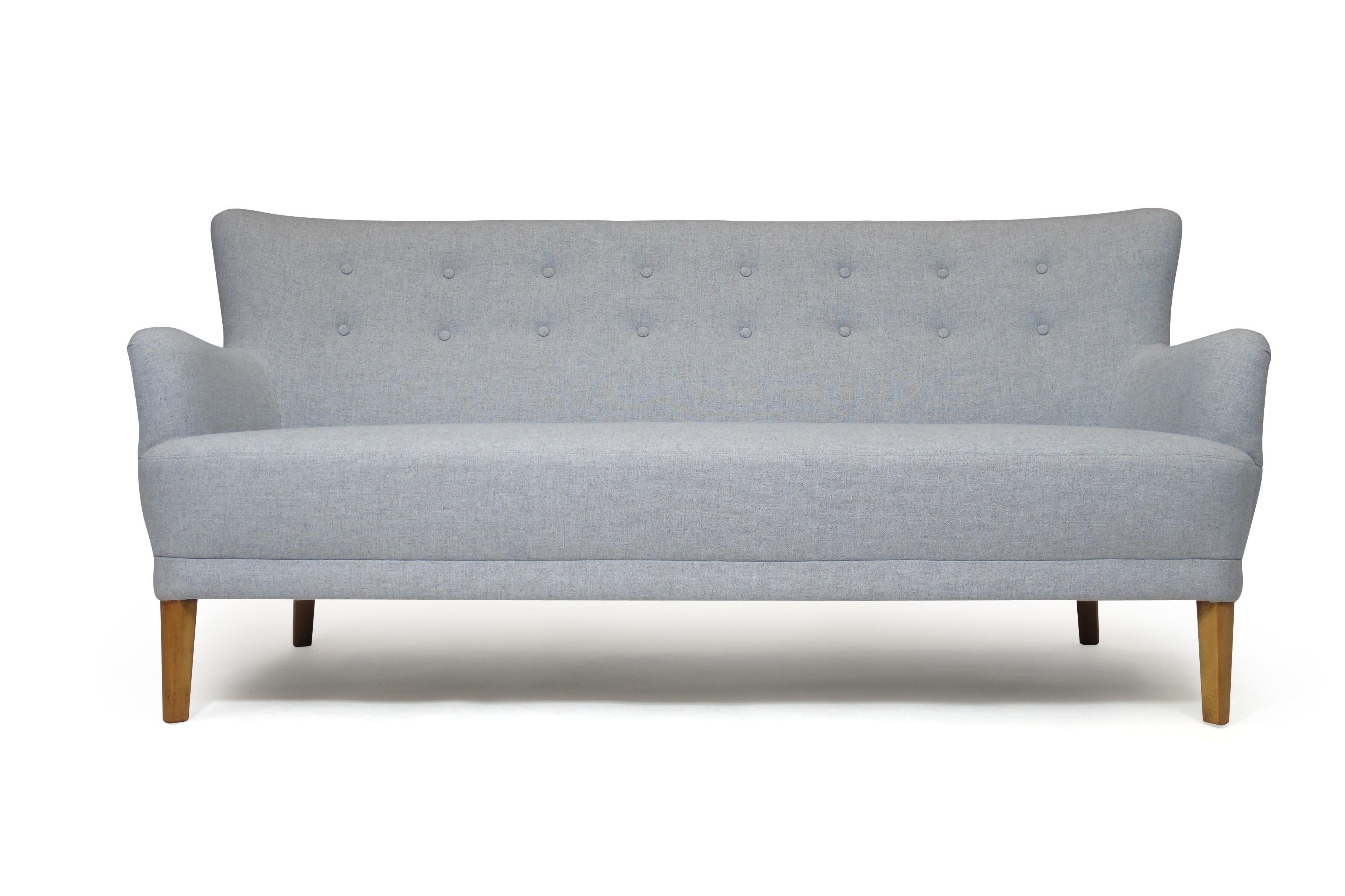 Scandinavian Modern Kaare Klint Danish Designed Sofa