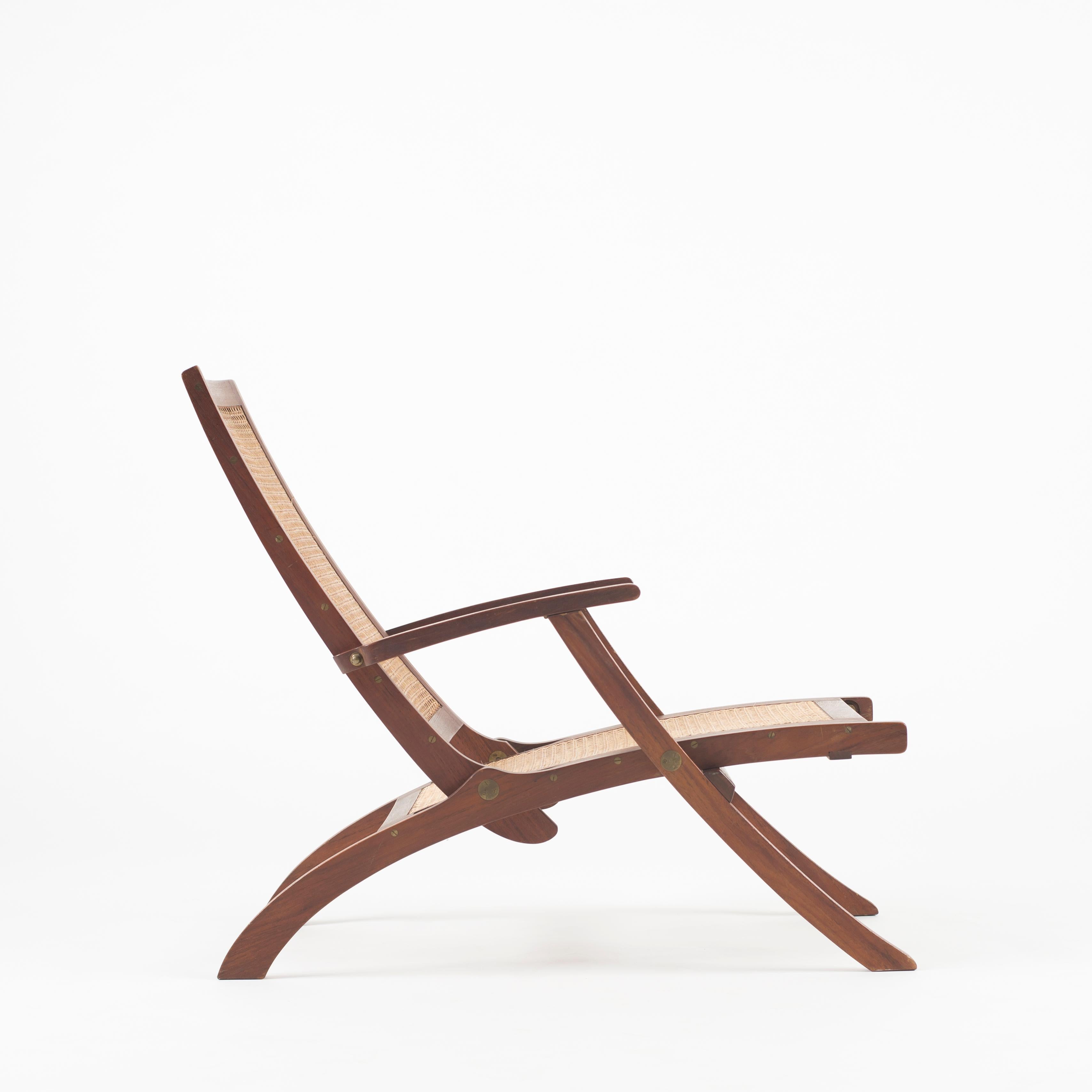 Scandinavian Modern Kaare Klint Deck Chair for Rud. Rasmussen