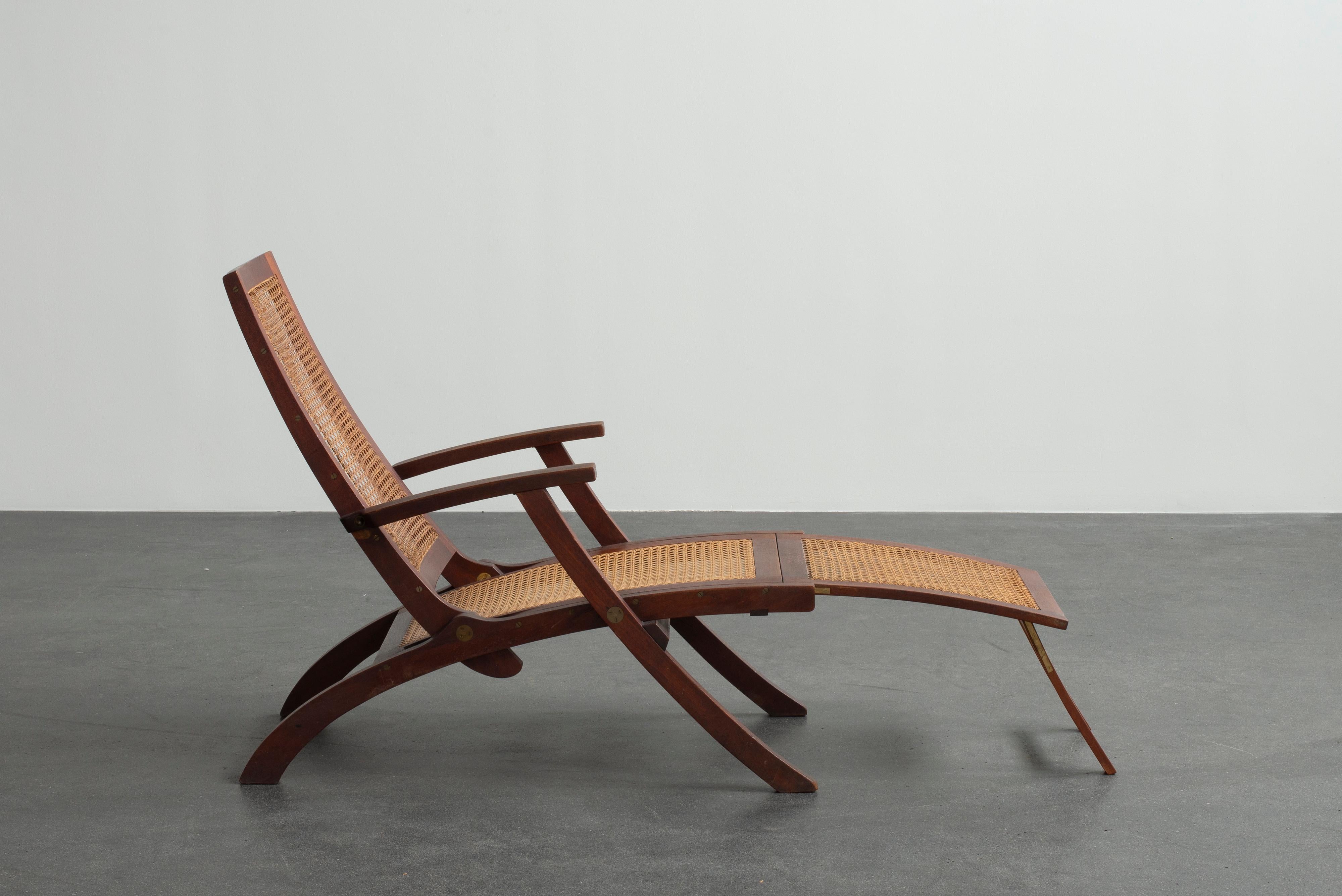 Danish Kaare Klint Deck Chair for Rud. Rasmussen For Sale