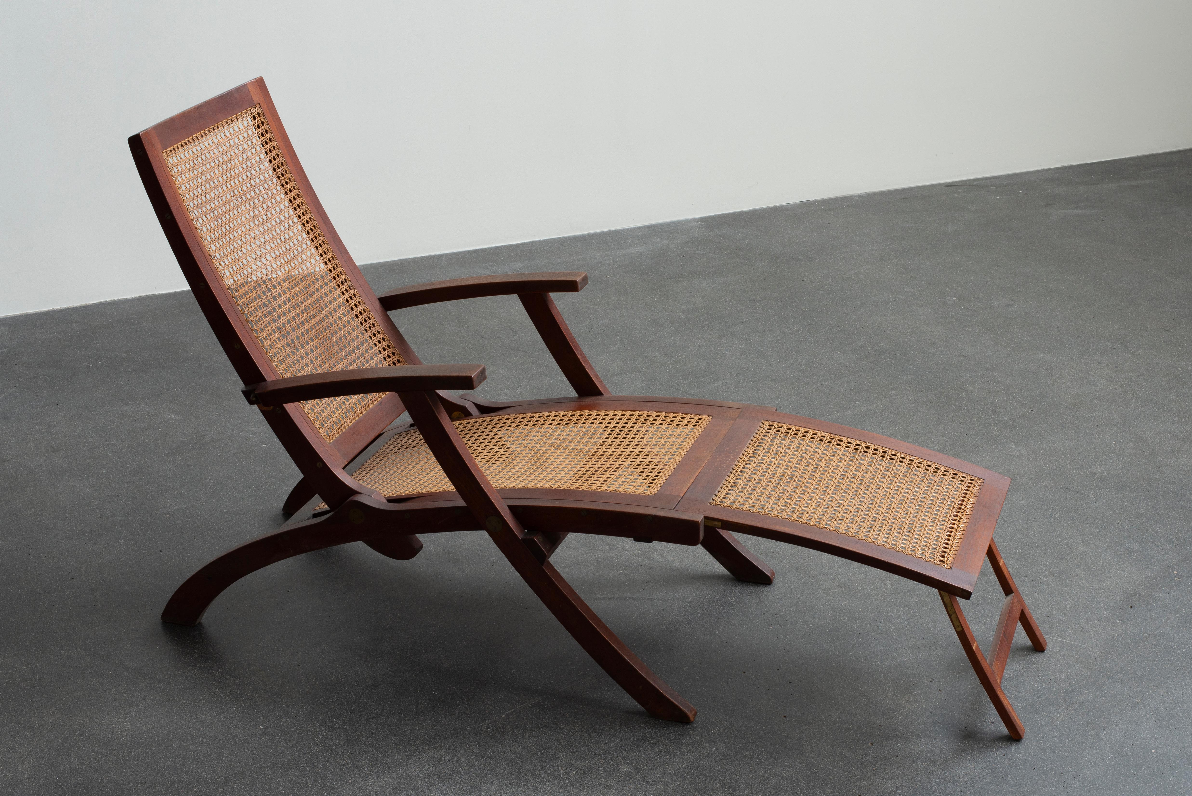 20th Century Kaare Klint Deck Chair for Rud. Rasmussen For Sale
