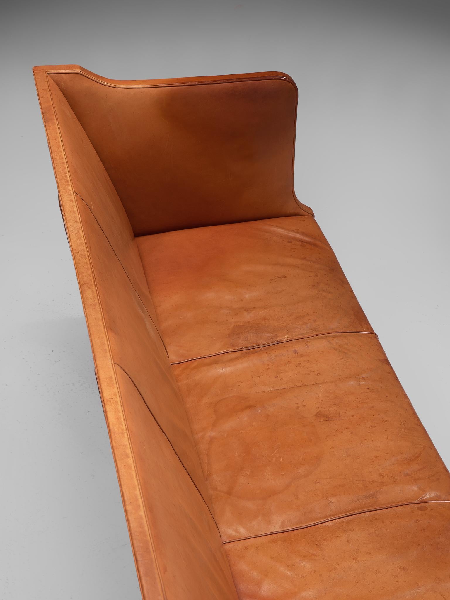 Kaare Klint Early Sofa in Cognac Leather for Rud Rasmussen 1