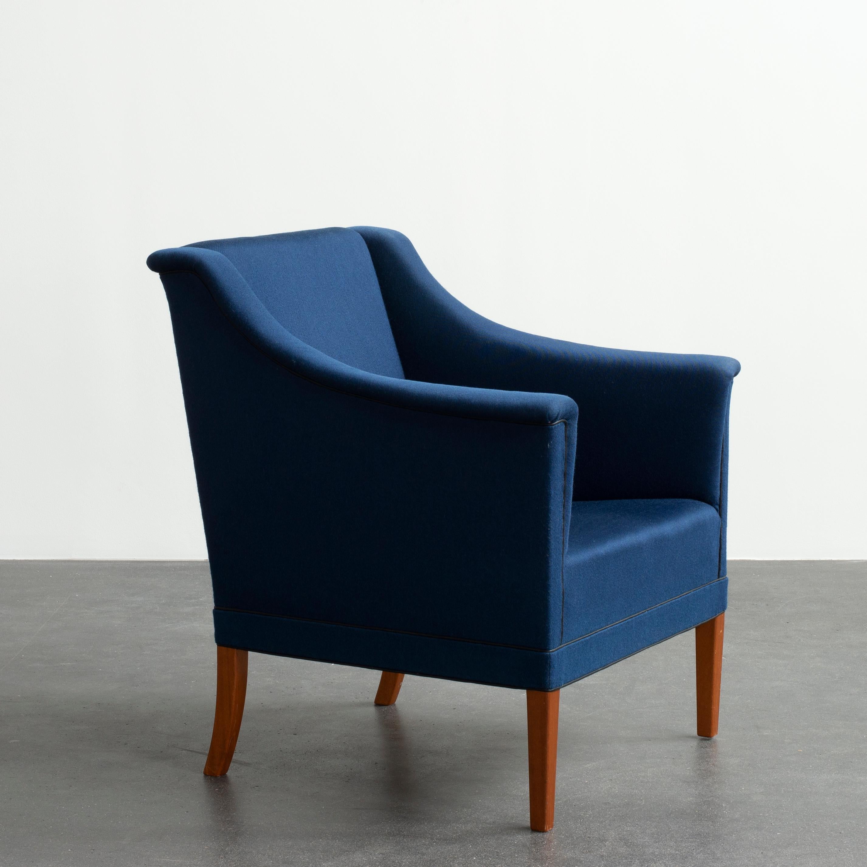 Scandinavian Modern Kaare Klint Easy Chair for Rud. Rasmussen For Sale