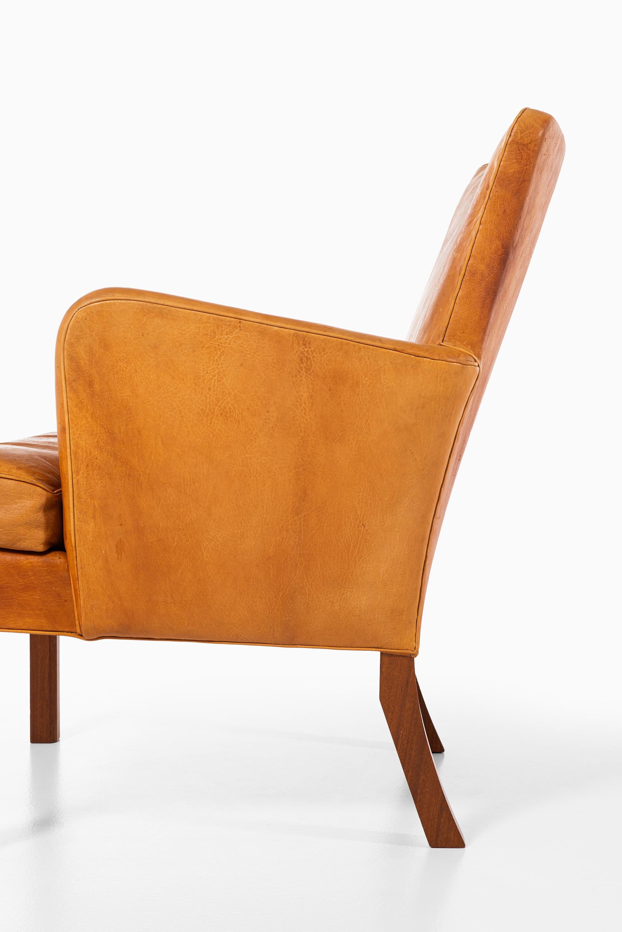 Early 20th Century Kaare Klint Easy Chairs Model 5313 Produced by Rud. Rasmussen in Denmark For Sale
