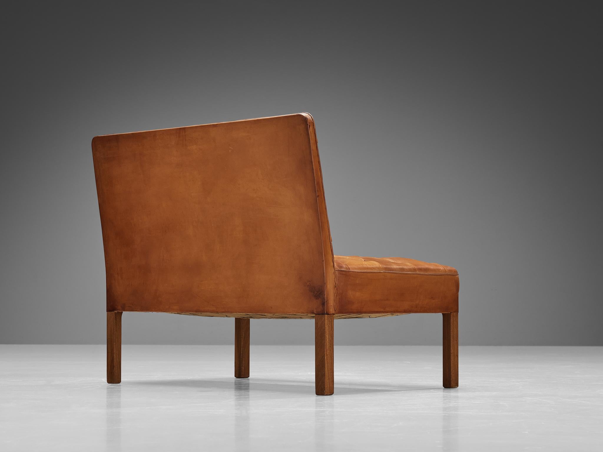 Danish Kaare Klint for Rud Rasmussen 'Addition' Sofa and Ottoman  For Sale