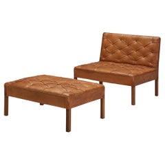 Kaare Klint for Rud Rasmussen 'Addition' Sofa and Ottoman