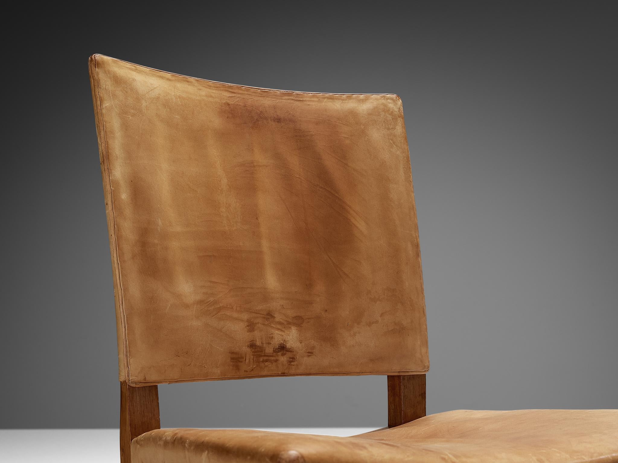 Kaare Klint for Rud Rasmussen 'Red Chair' in Original Leather 1