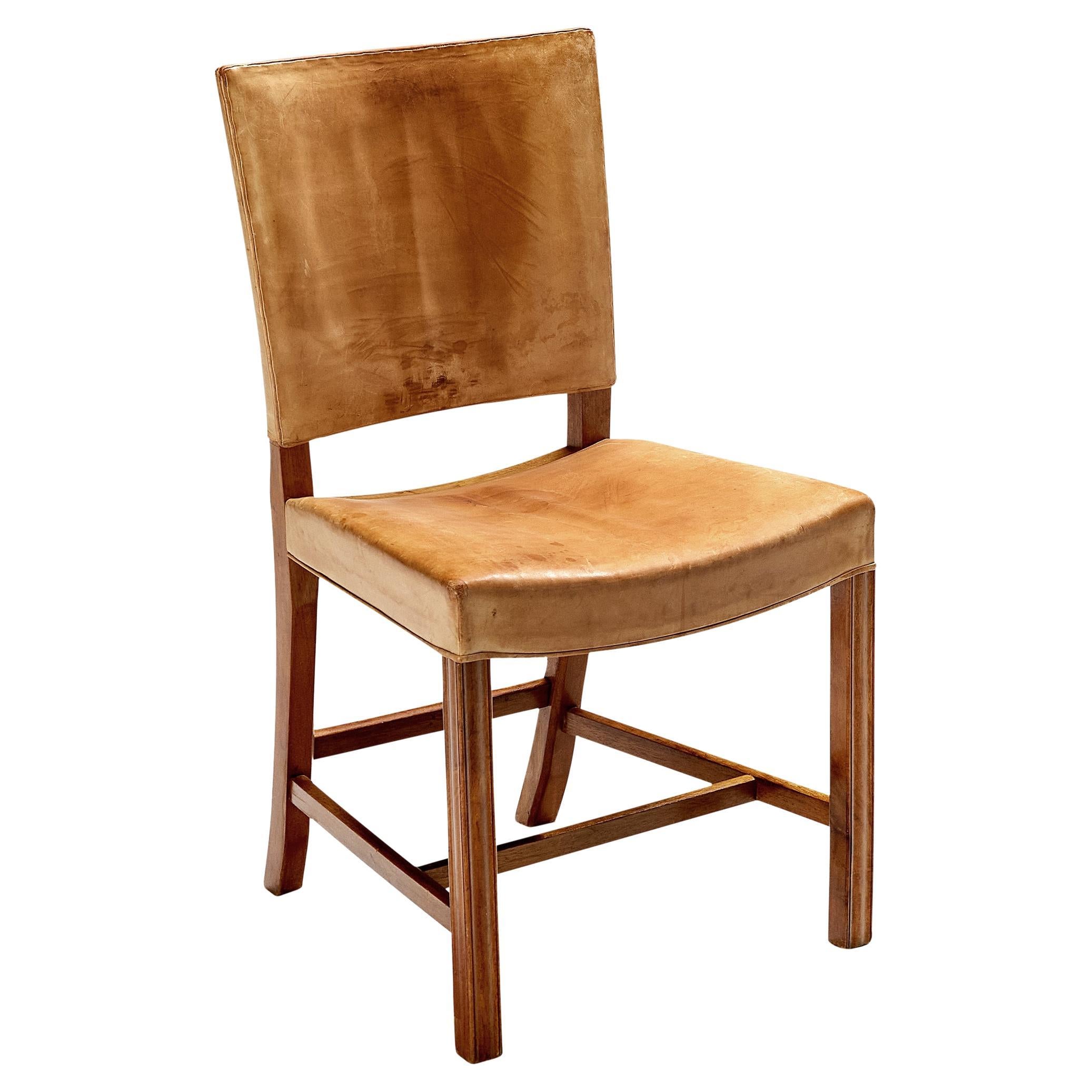 Kaare Klint for Rud Rasmussen 'Red Chair' in Original Leather