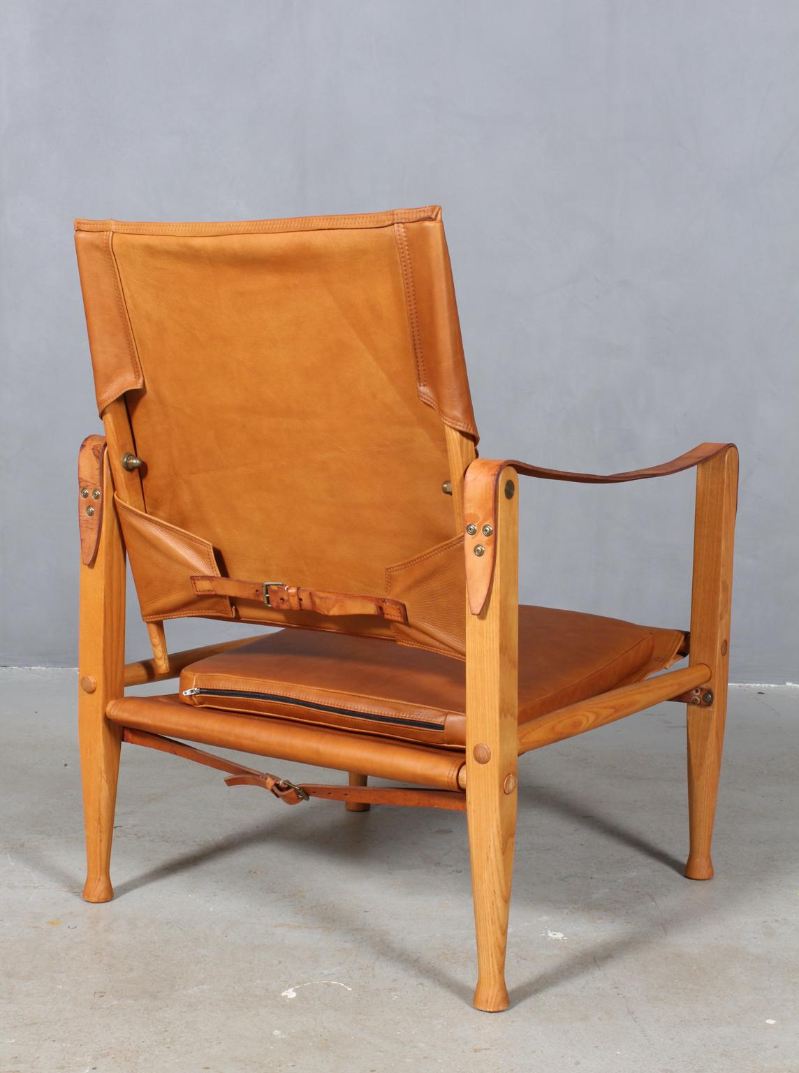 Kaare Klint for Rud Rasmussen, Safari Chair In Excellent Condition For Sale In Esbjerg, DK