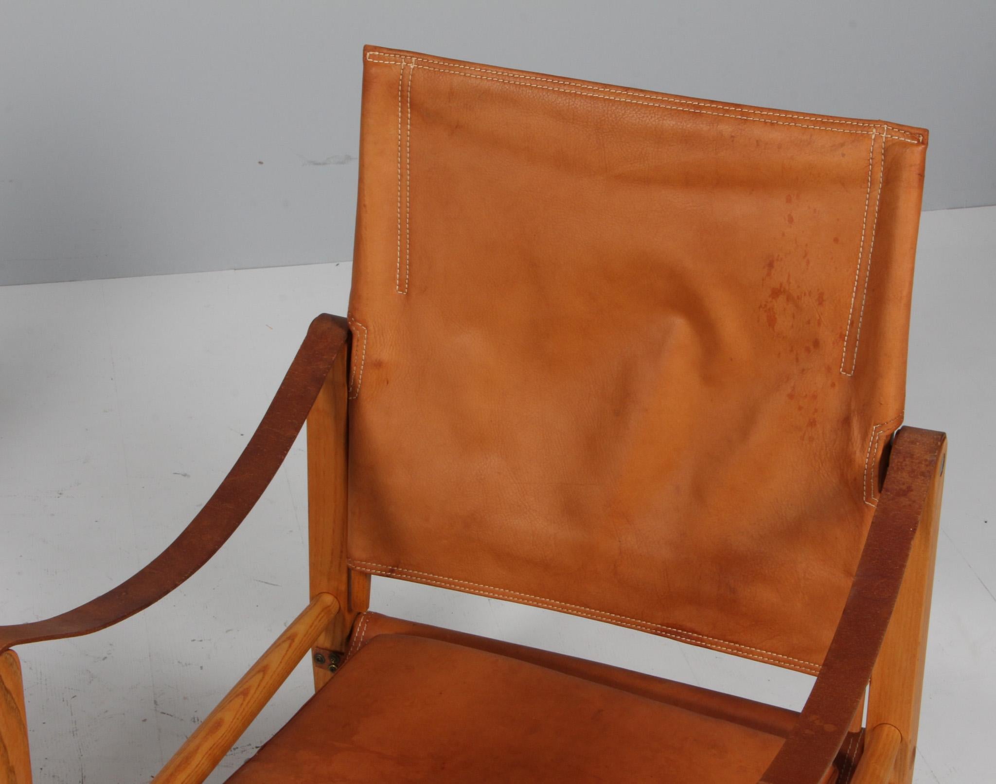 Kaare Klint for Rud Rasmussen, Safari Chairs In Good Condition In Esbjerg, DK
