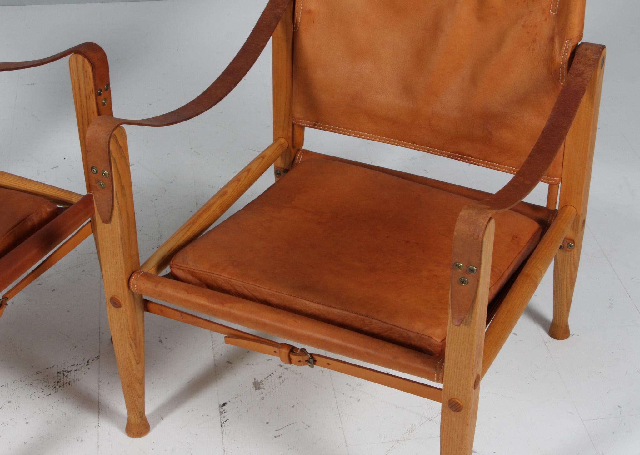 Mid-20th Century Kaare Klint for Rud Rasmussen, Safari Chairs