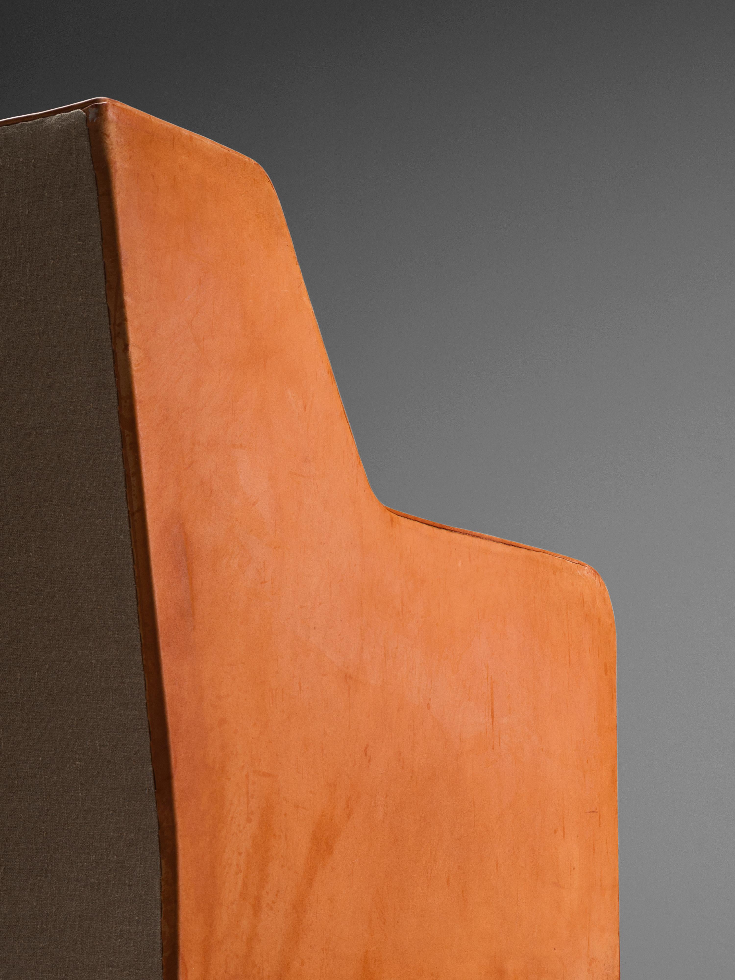 Kaare Klint for Rud Rasmussen Sofa 4118 in Original Cognac Leather 2