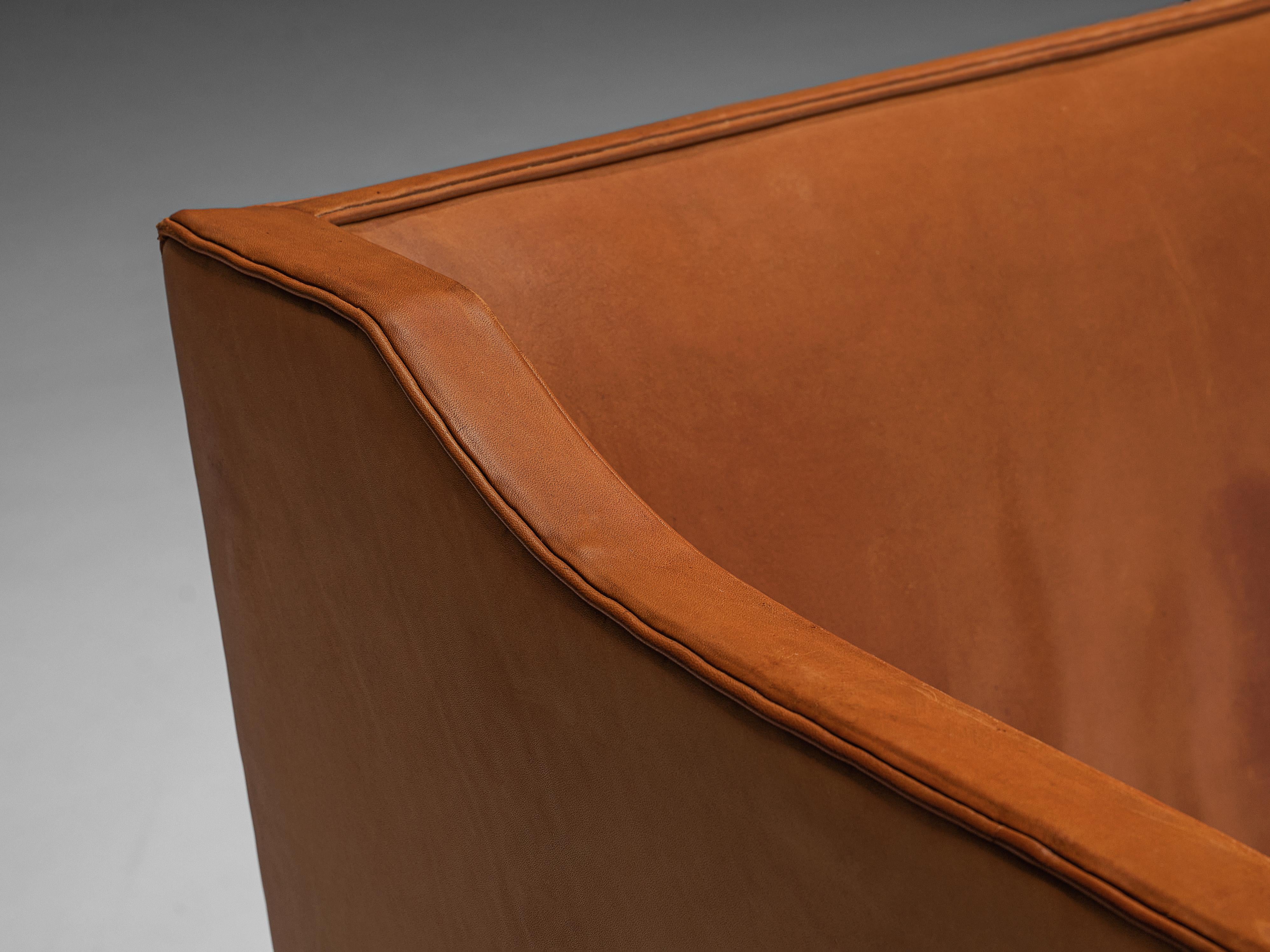 Kaare Klint for Rud Rasmussen Sofa in Cognac Leather 4