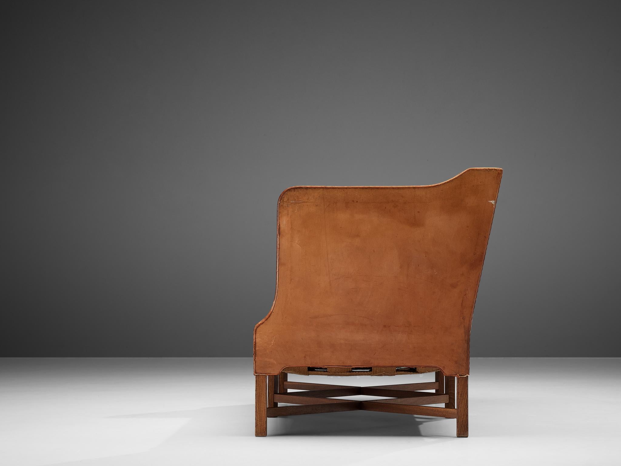 Kaare Klint for Rud Rasmussen Sofa in Original Leather 2