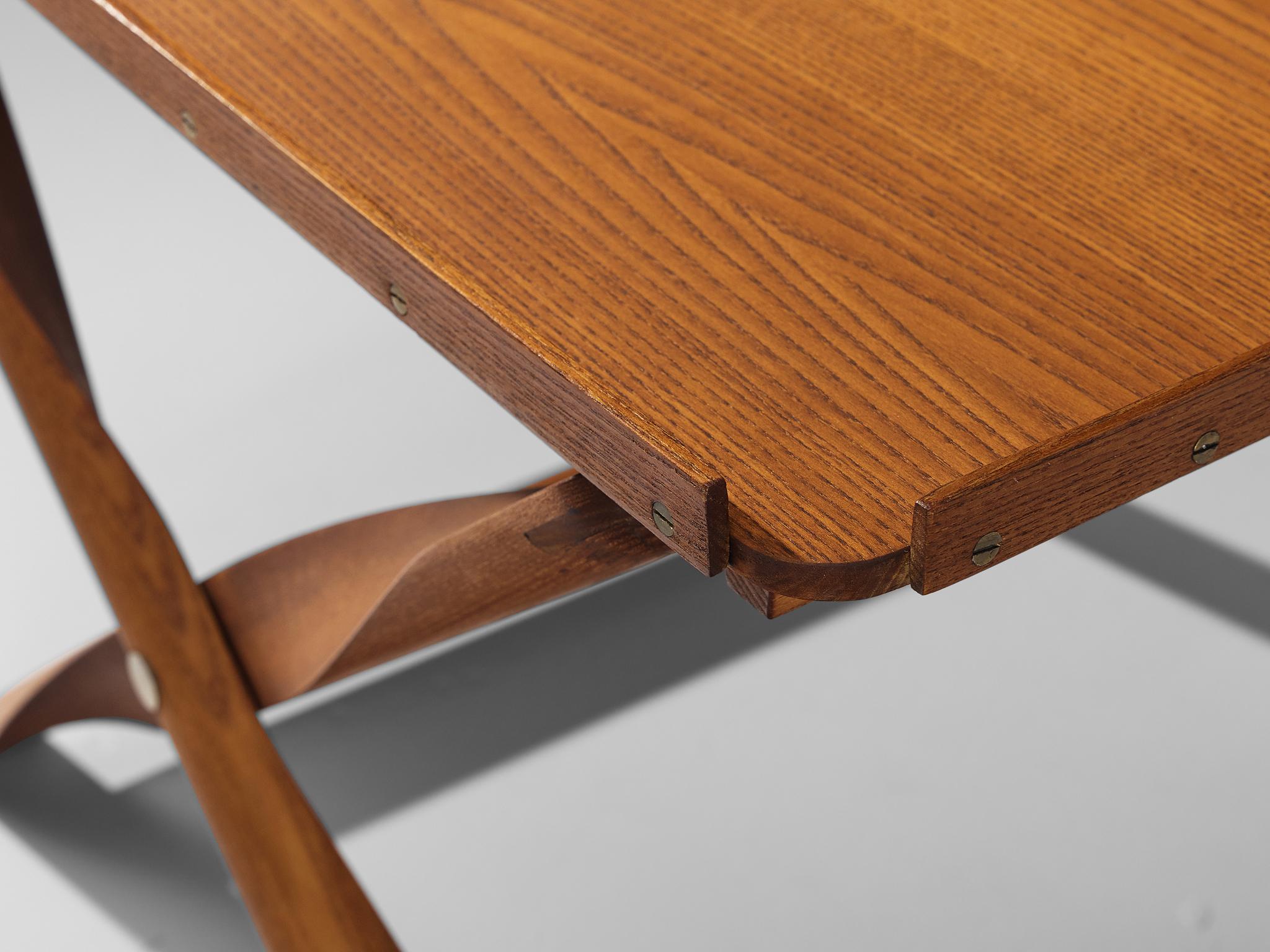 Kaare Klint pour Rud. Tabouret pliant Rasmussens Snedkekier avec table à plateau 3
