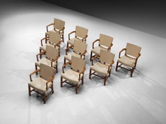 Kaare Klint for Rud. Rasmussens Snedkerier '3758A' Armchairs in Mahogany