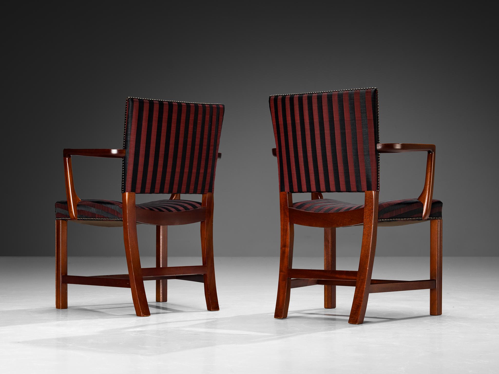 Scandinavo moderno Kaare Klint per Rud. Rasmussens Snedkerier Set di otto sedie da pranzo 3758A in vendita
