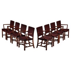 Kaare Klint for Rud. Rasmussens Snedkerier Set of Eight 3758A Dining Chairs
