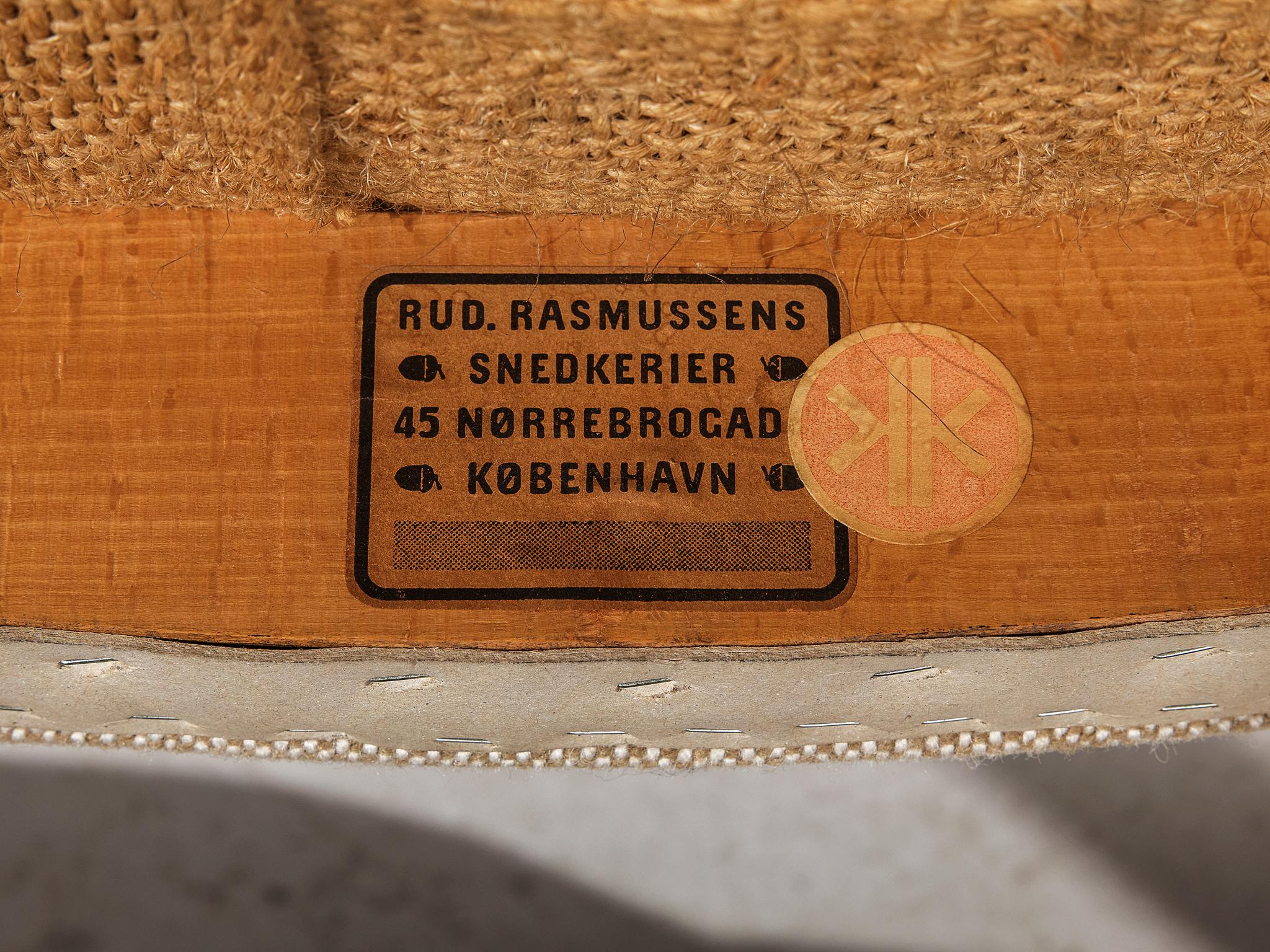 Kaare Klint for Rud Rasmussens Snedkerier Set of Eight Armchairs in Teak  6