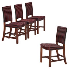 Kaare Klint para Rud. Juego de cuatro sillas de comedor Rasmussens Snedkerier