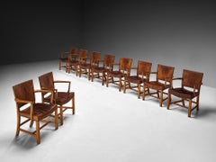 Kaare Klint for Rud. Rasmussens Snedkerier Set of Ten '3758A' Armchairs