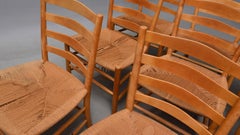 Kaare Klint, "Kirkestol" 'Churchchair', 'Set of 6', Fritz Hansen