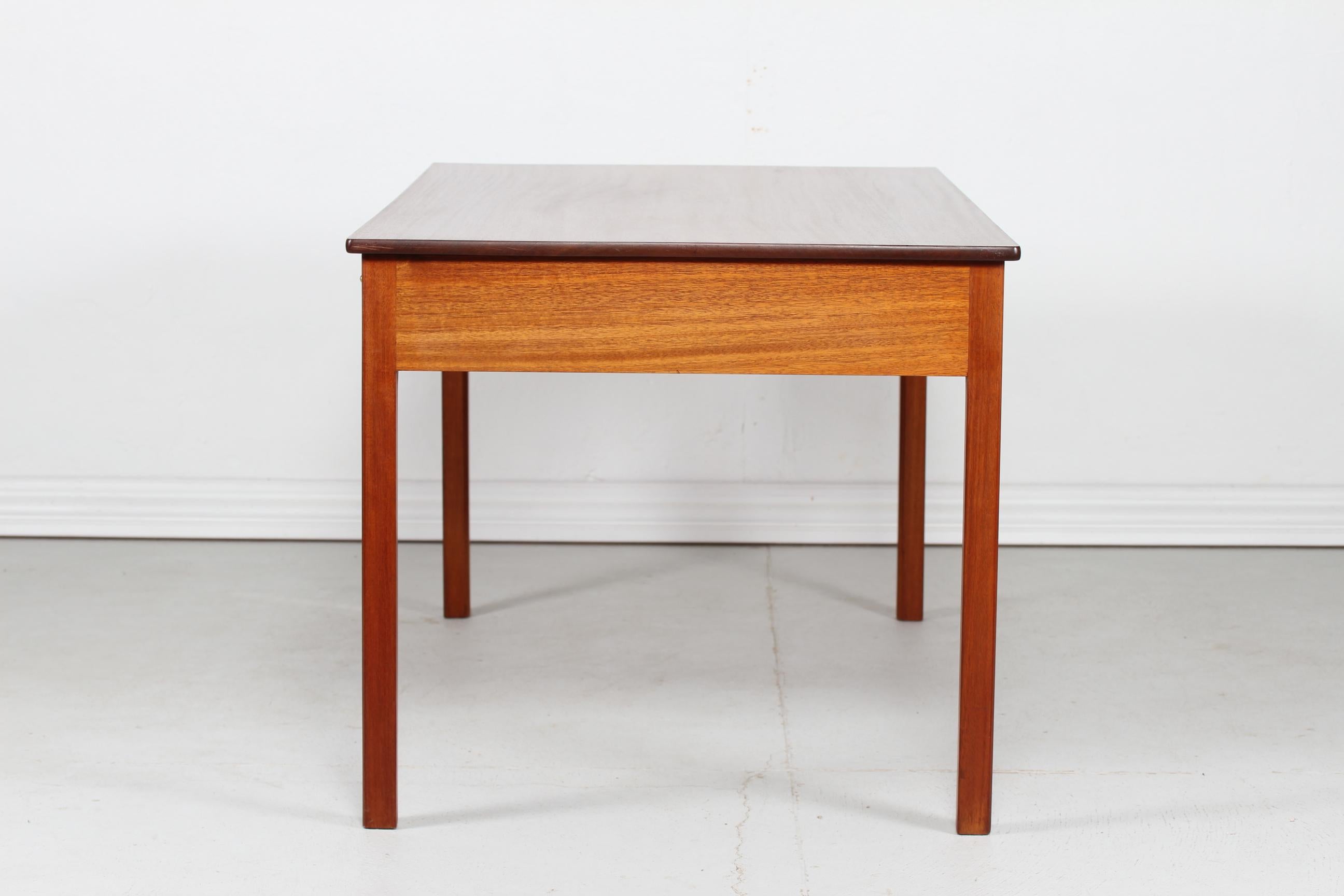 Mid-20th Century Kaare Klint Large Vintage Desk of Mahogany Made by Rud Rasmussen, Denmark, 1950s