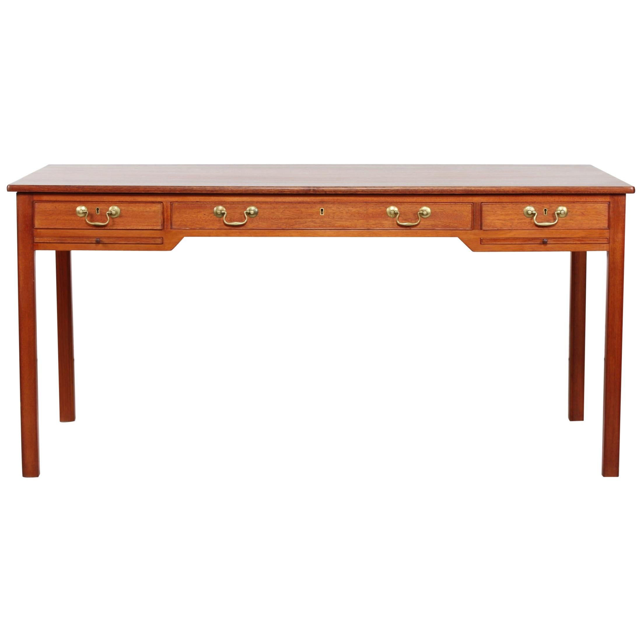 Kaare Klint Large Vintage Desk of Mahogany Made by Rud Rasmussen, Denmark, 1950s