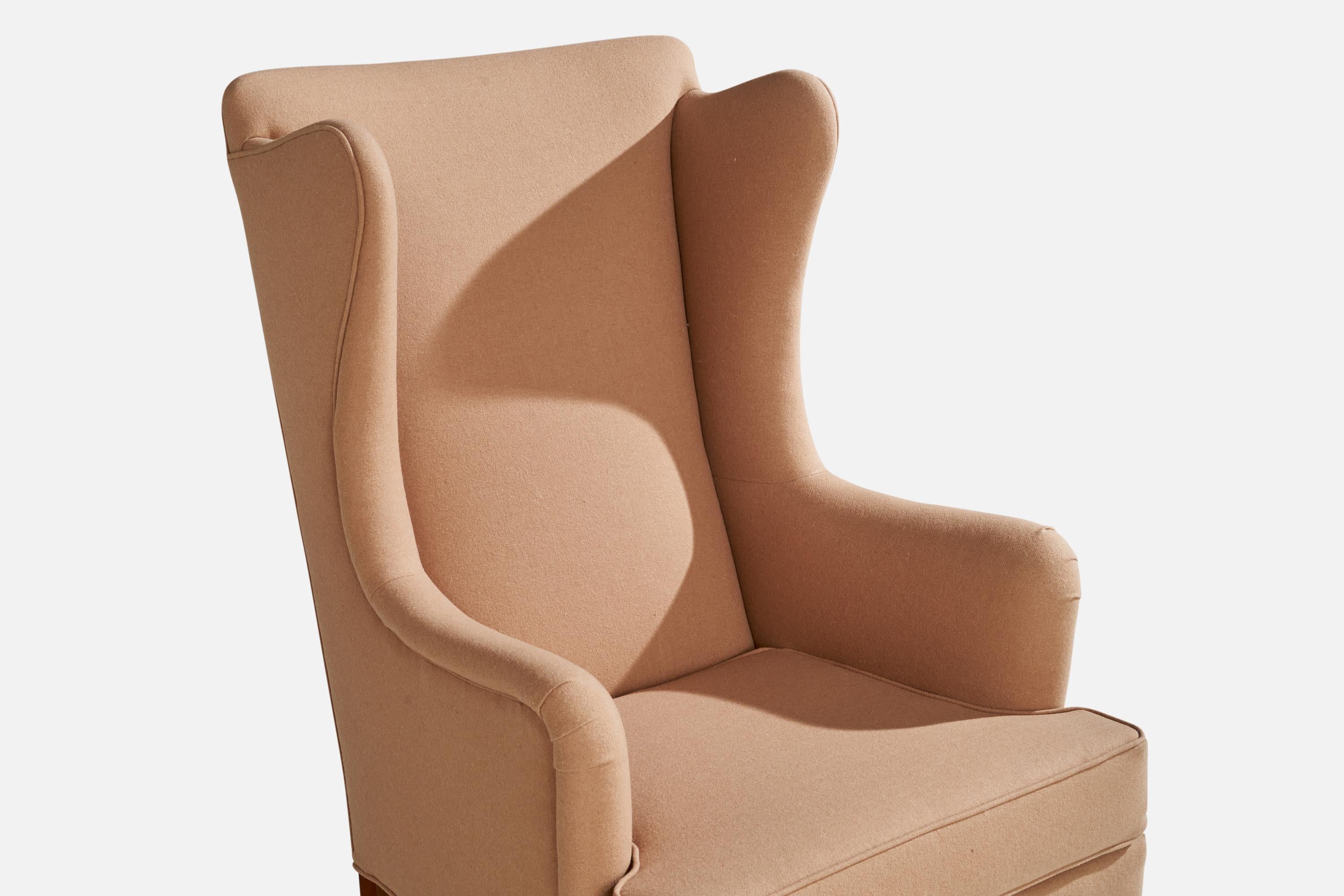 Kaare Klint, Salón Char, Caoba, Tela, Dinamarca, Años 50 en venta 1