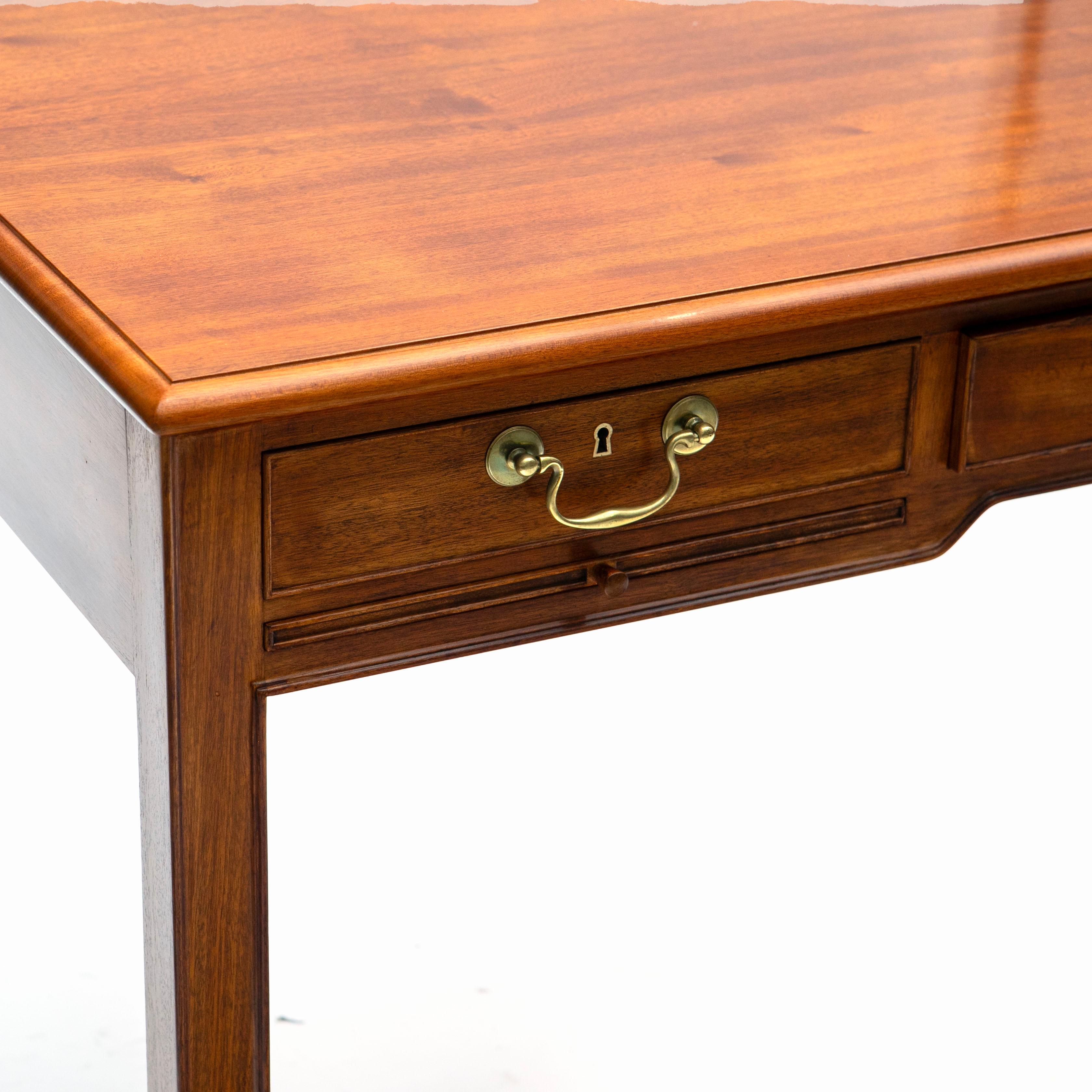 Kaare Klint Mahogany Desk with Pull-Out Writing Surfaces, Designed 1949 For Sale 3
