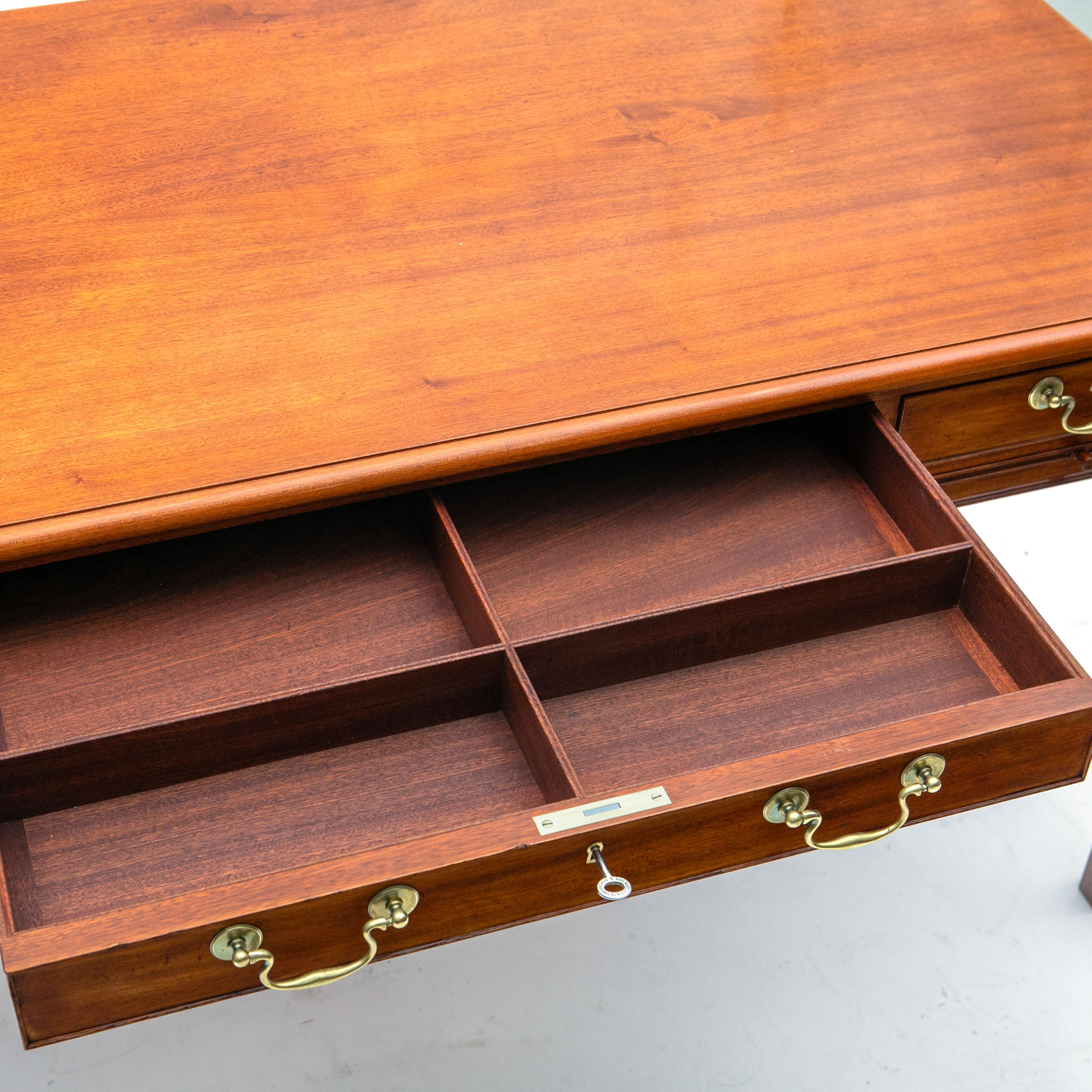 Kaare Klint Mahogany Desk with Pull-Out Writing Surfaces, Designed 1949 For Sale 6