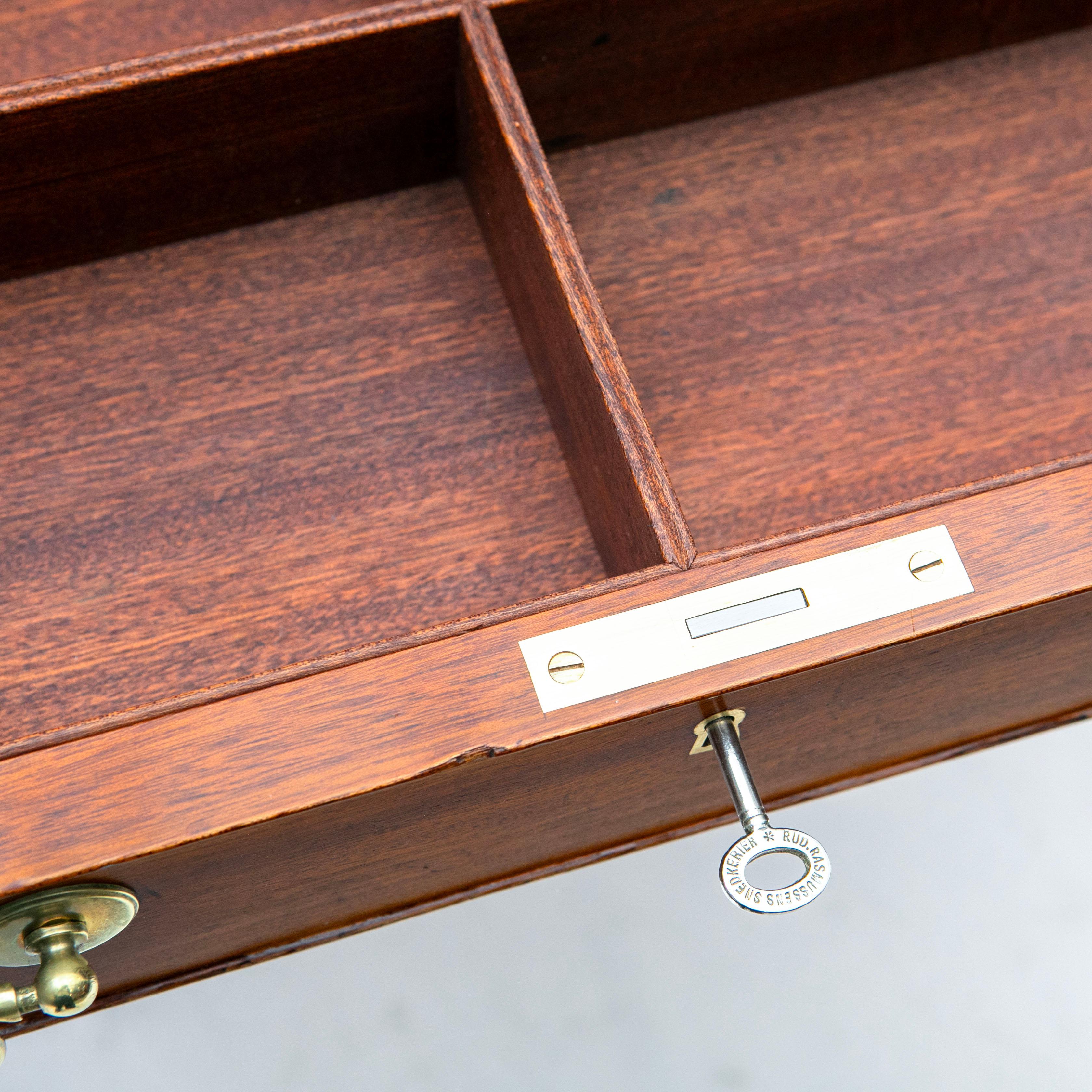 Kaare Klint Mahogany Desk with Pull-Out Writing Surfaces, Designed 1949 For Sale 7