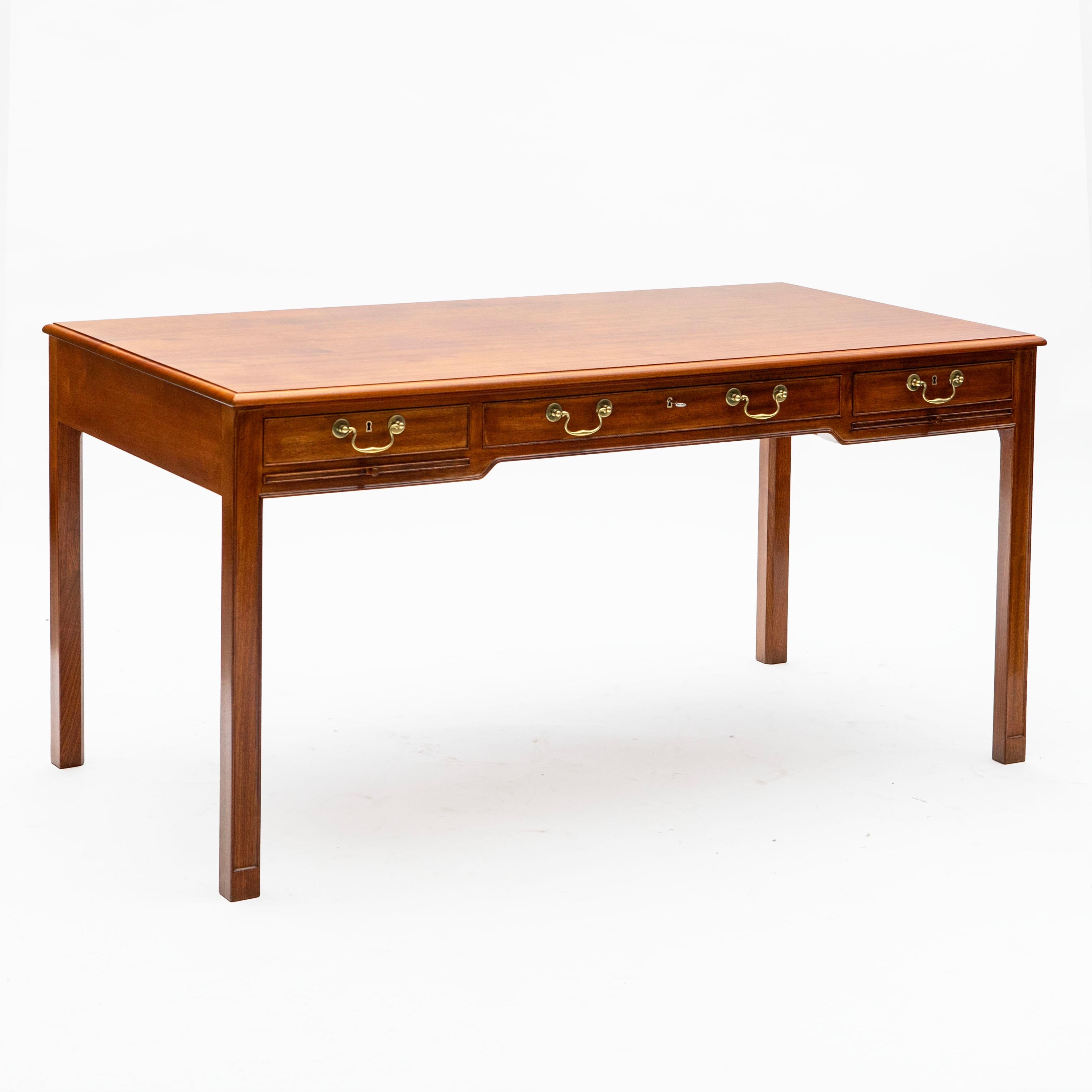 Kaare Klint Mahogany Desk with Pull-Out Writing Surfaces, Designed 1949 For Sale 9